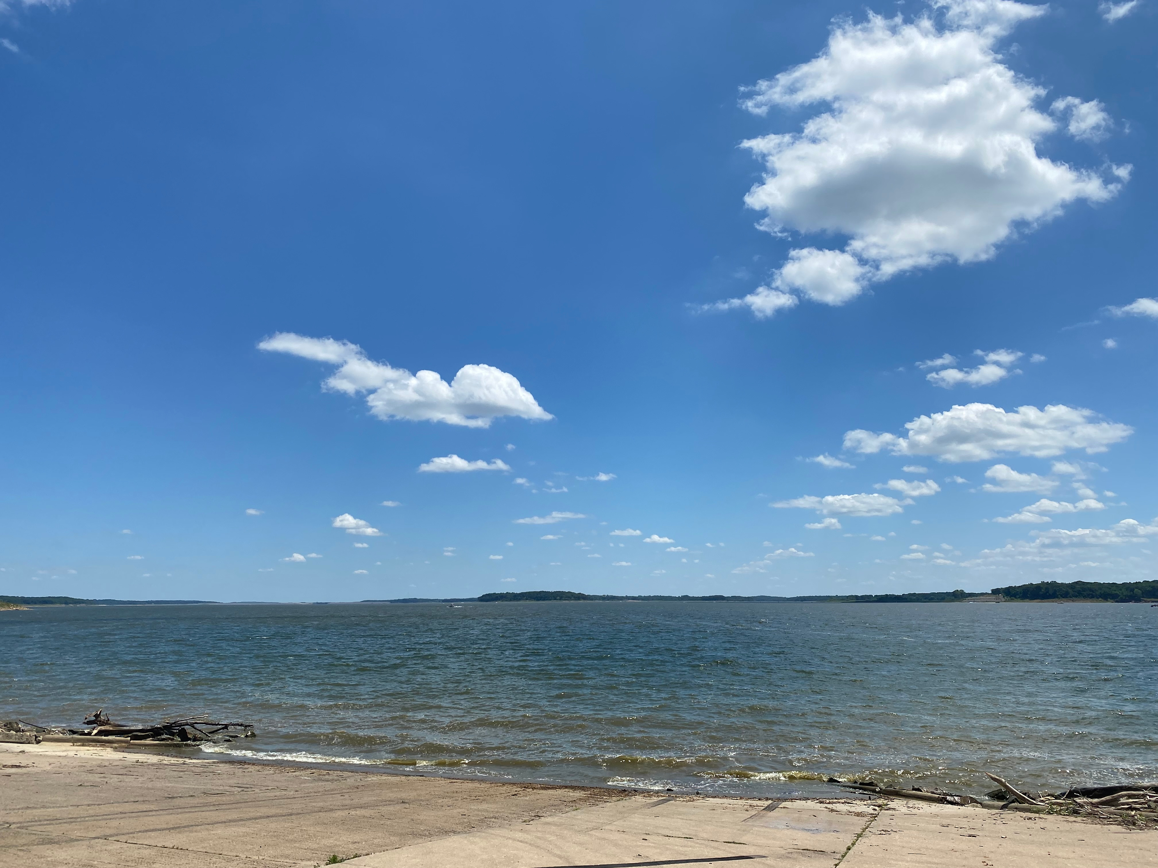 Lake red rock biggest lake in Iowa! 
