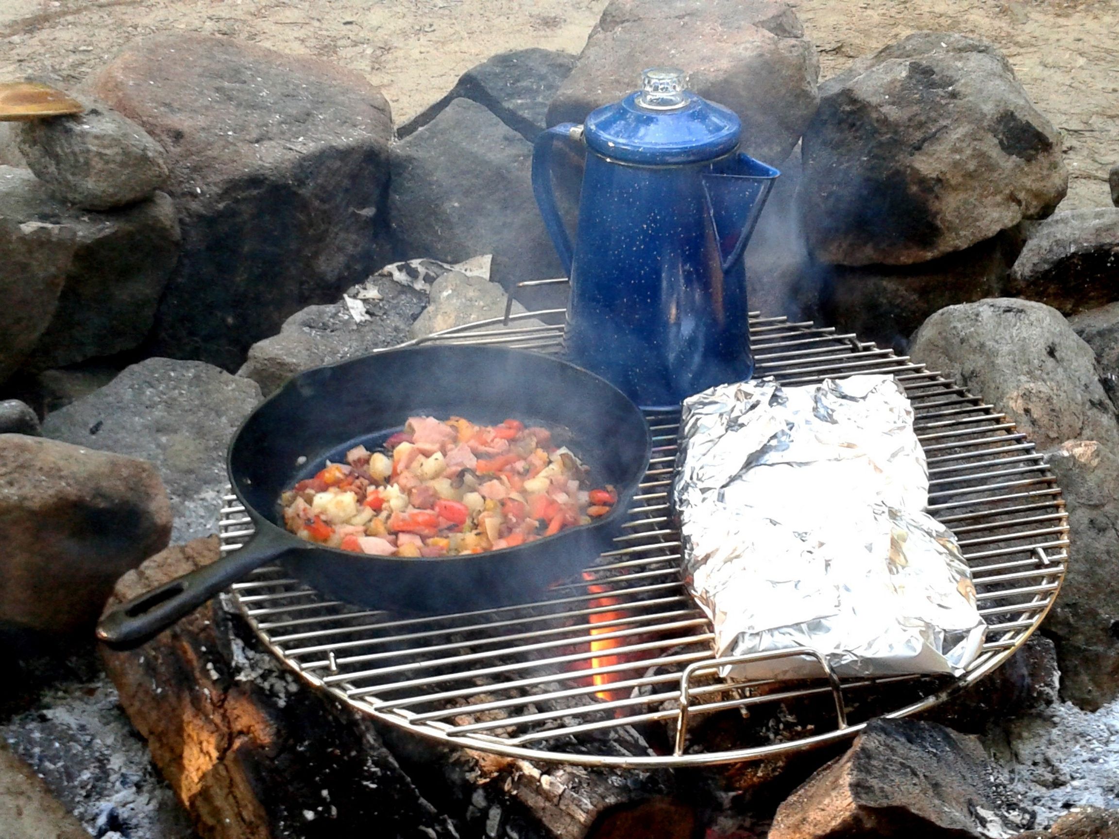 Nothing beats cooking over the fire!