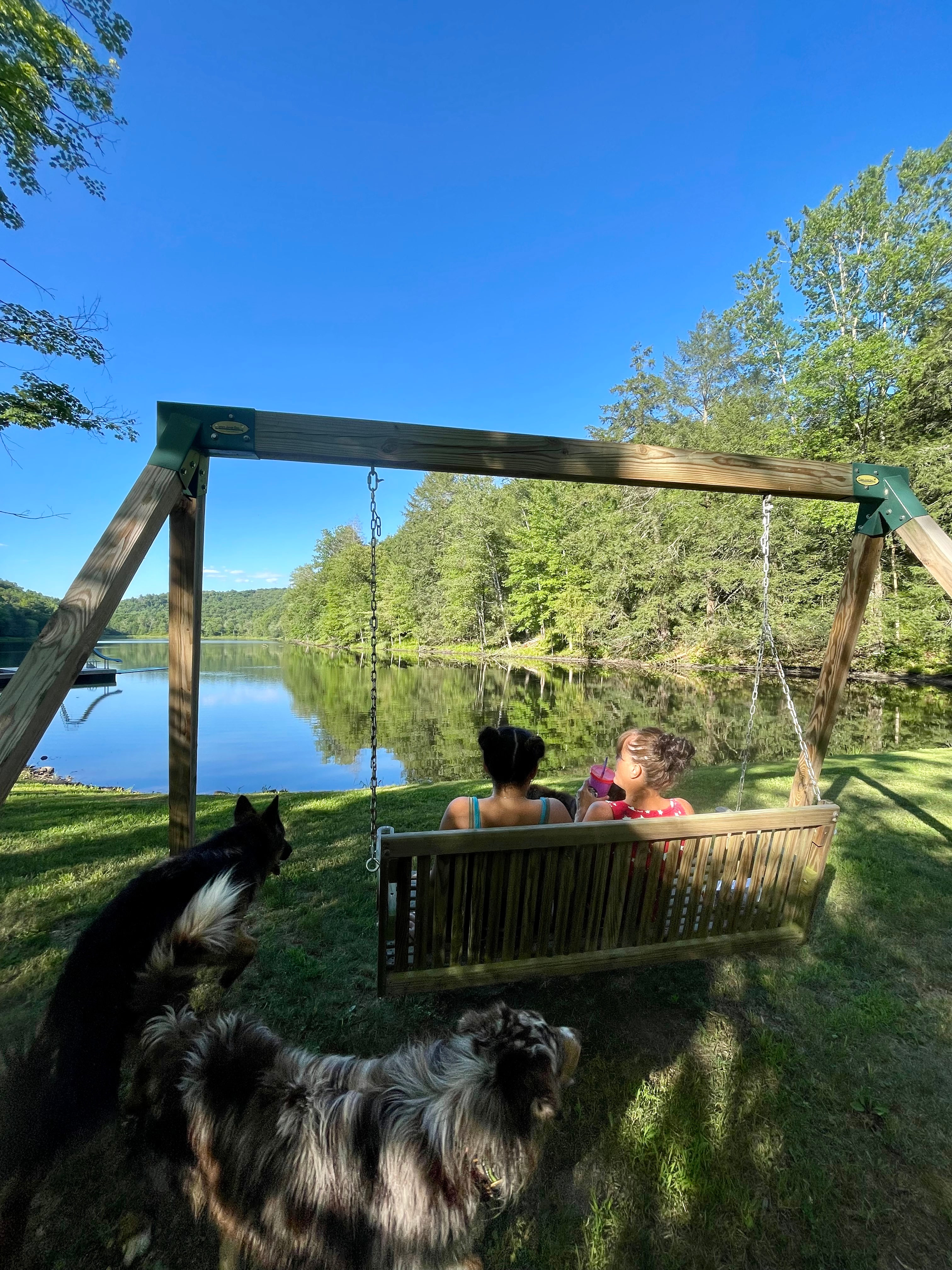 Lake Front Campsite !!!