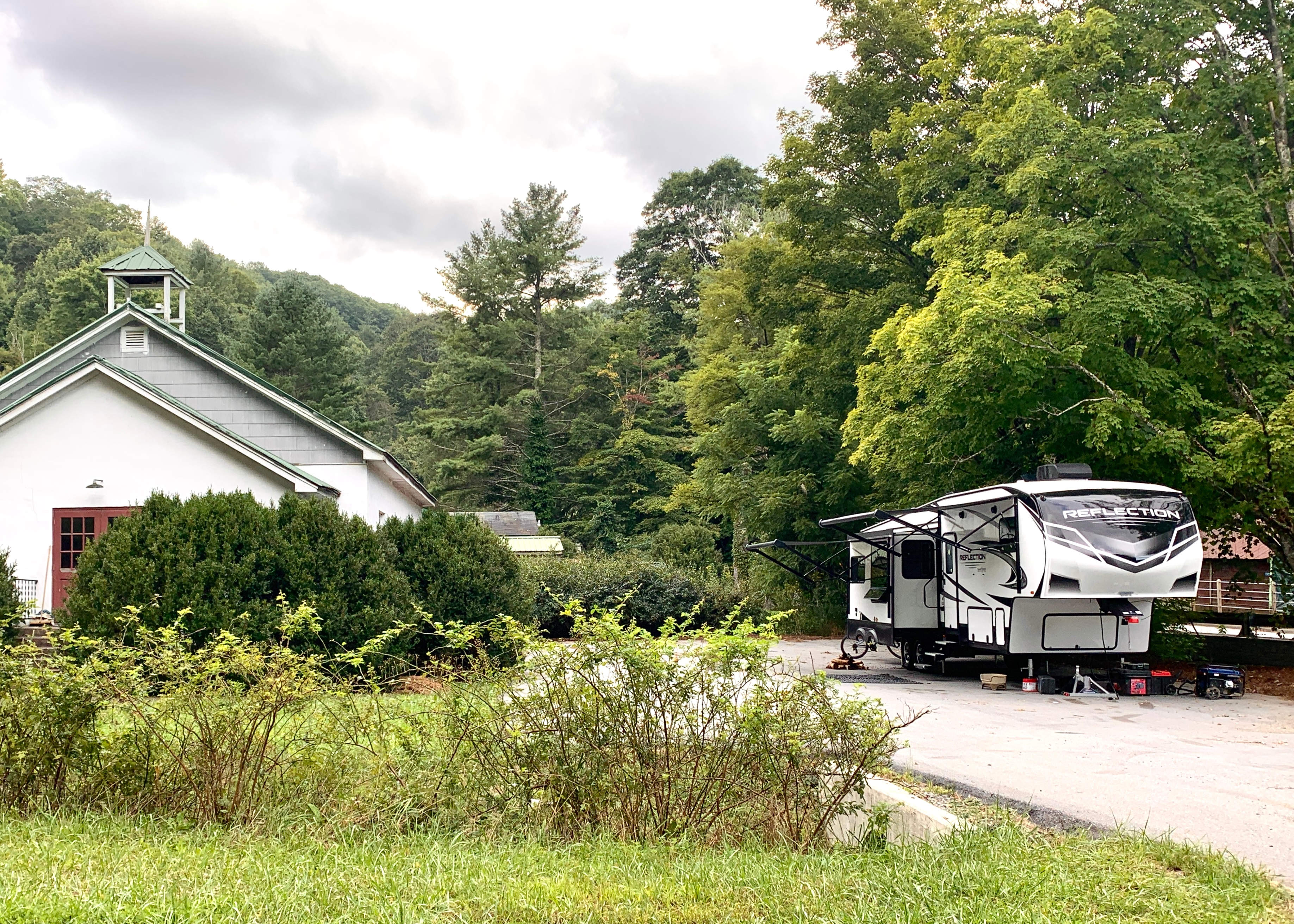 Praise Be! A flat and private spot!