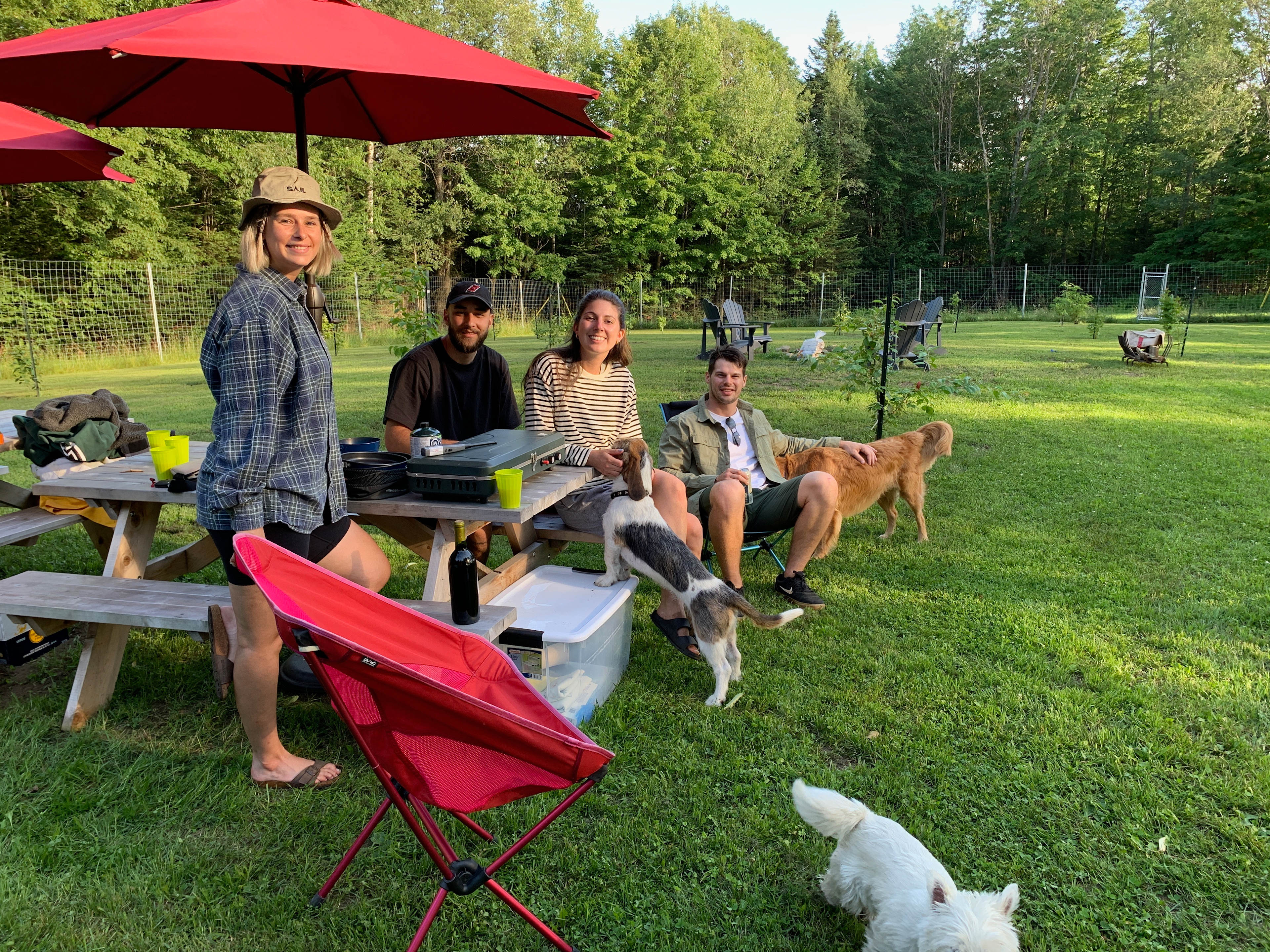 Private River Sunset Camping