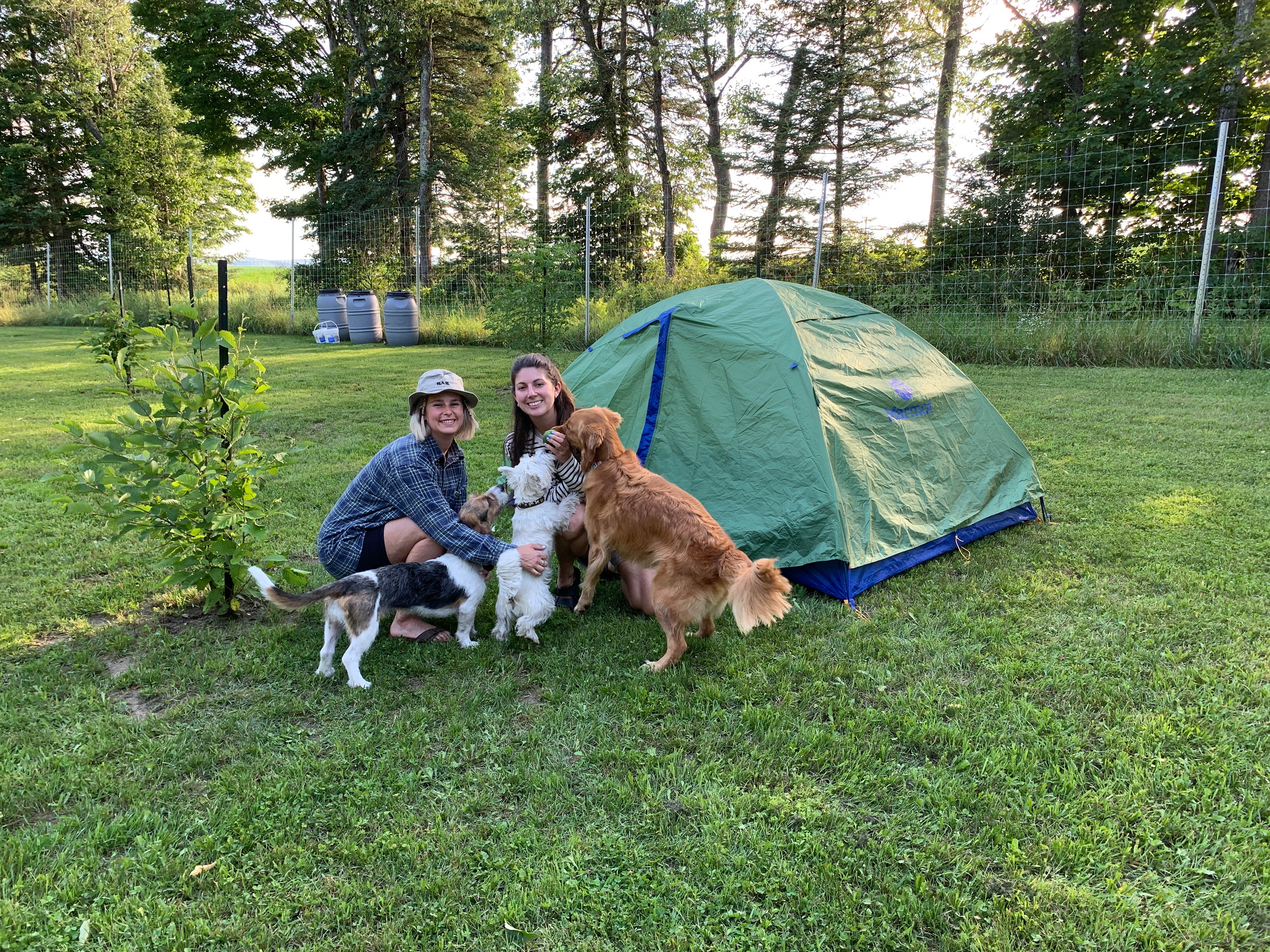 Private River Sunset Camping