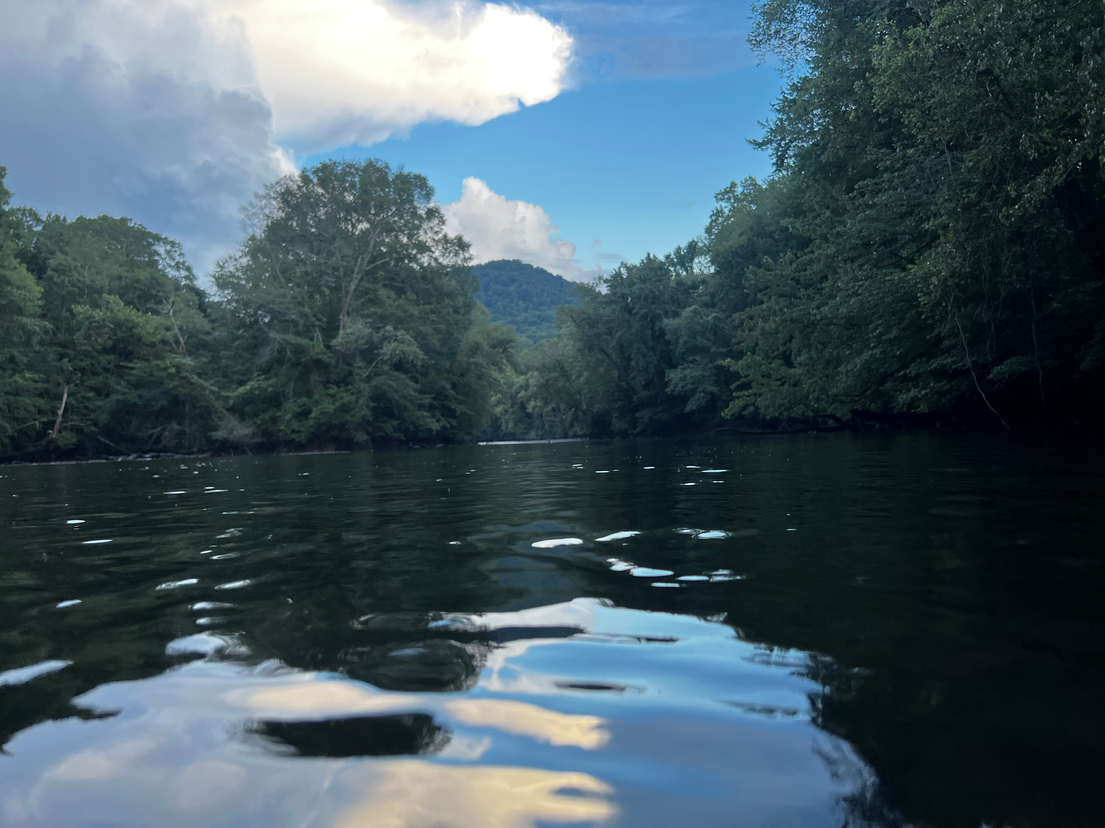 View of Sugarloaf Mountain taken from the middle of the river during low water. - My Happy Place!