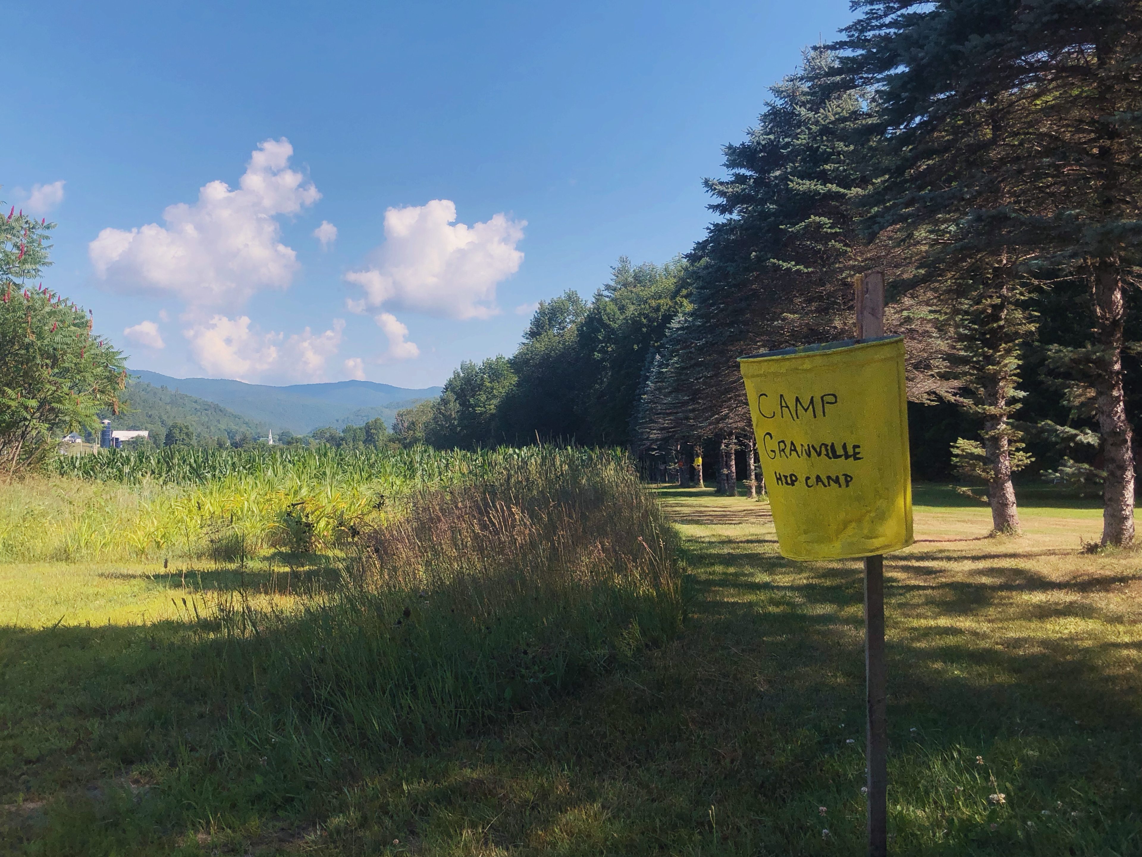 Camp Granville woods field valley 