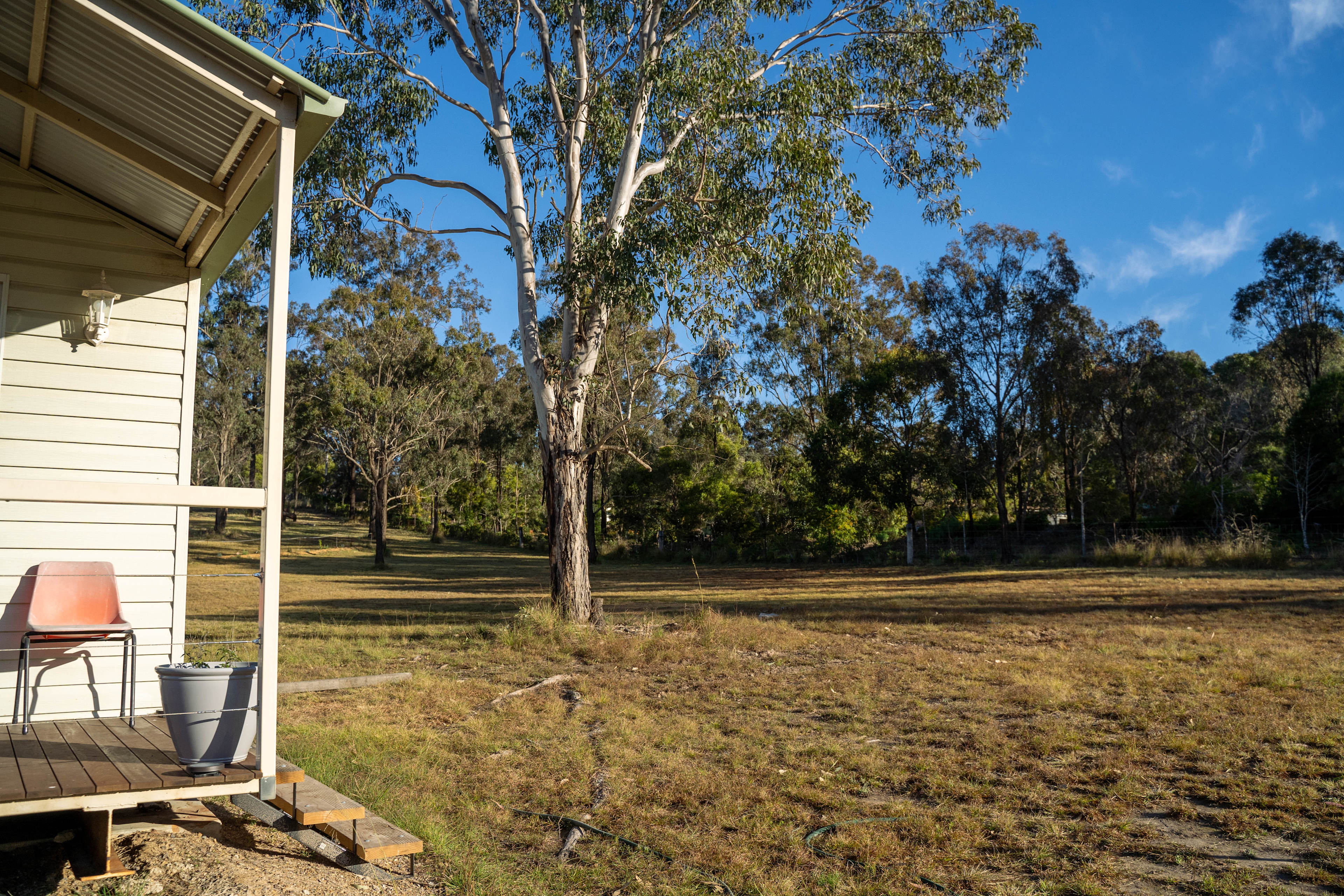 The site sits next to a grass open area that is welcoming to campers as well. 