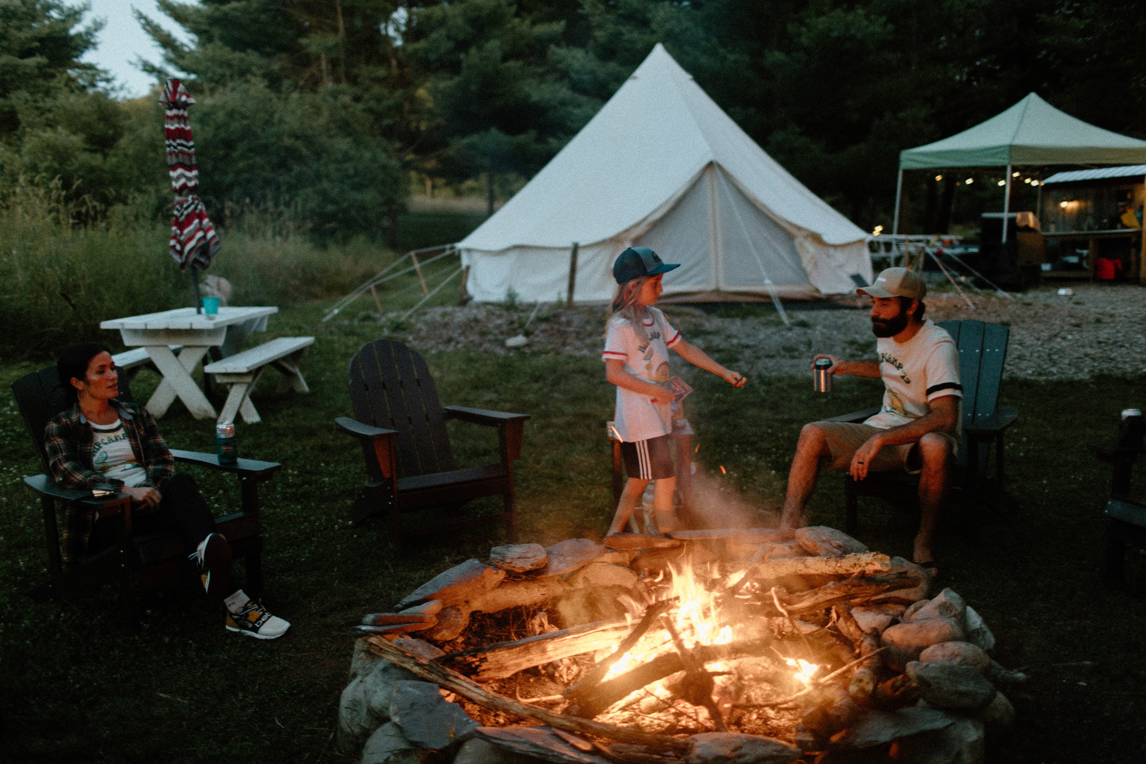 PRIVATE Glamping Tents - Sleeps 16!