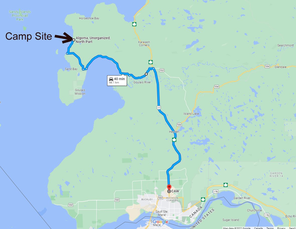 Private Camping/Lake Superior Beach