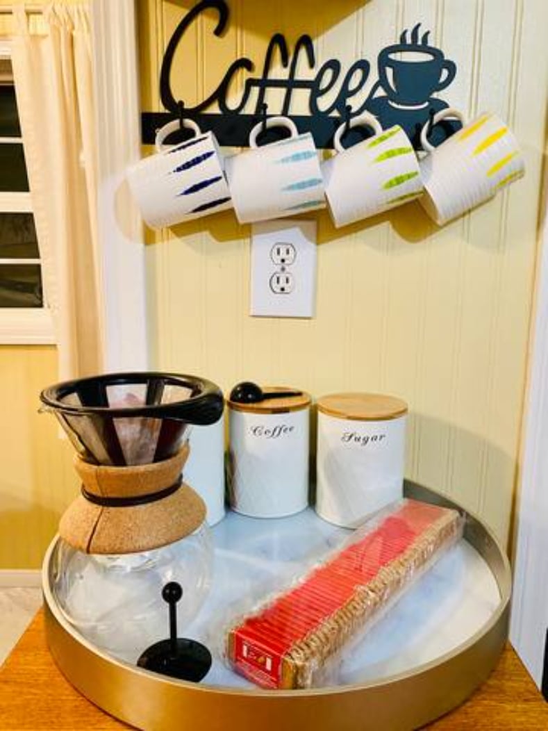 Complimentary Coffee bar and snacks for our guests