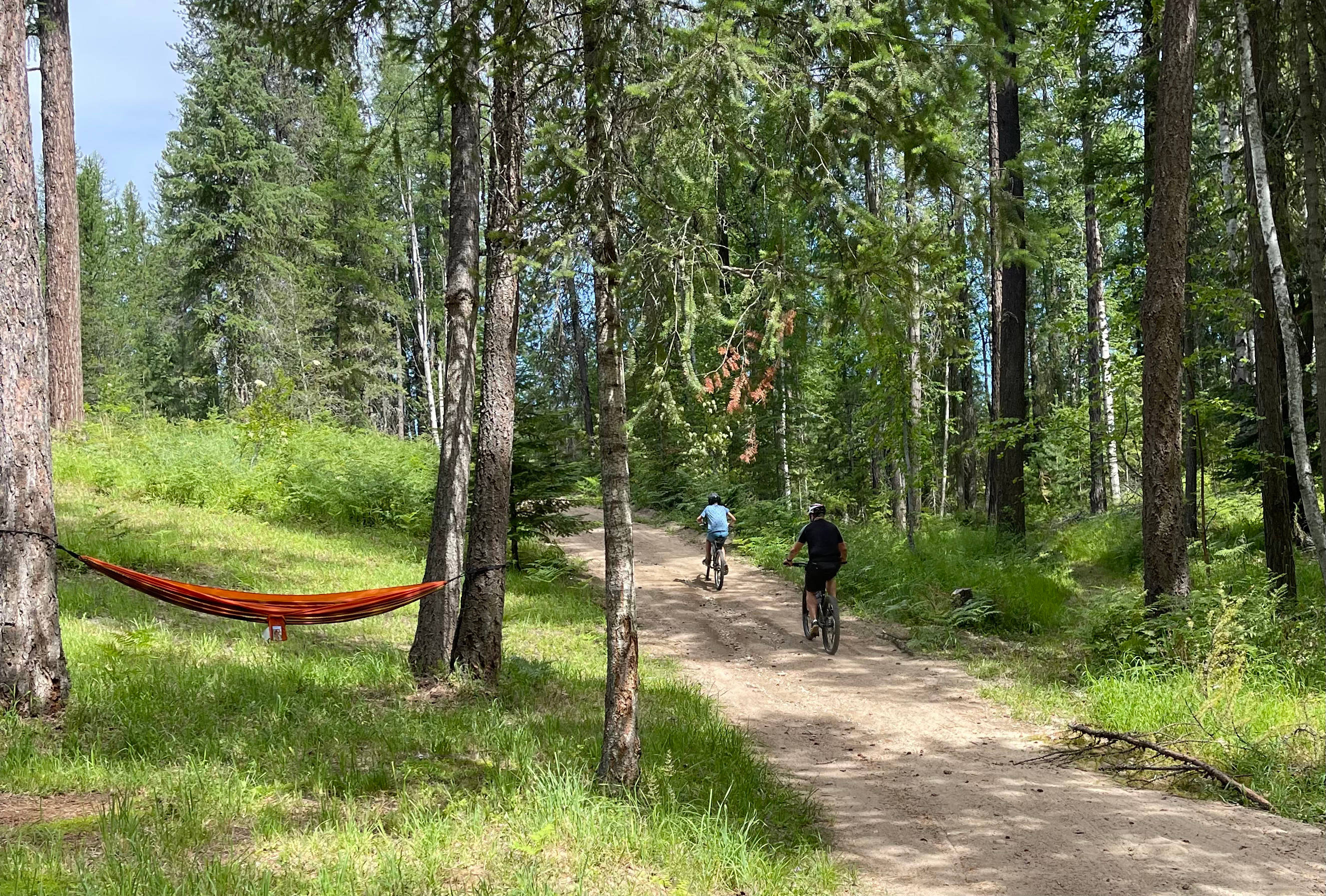 Mountain bike for miles right from your campsite!