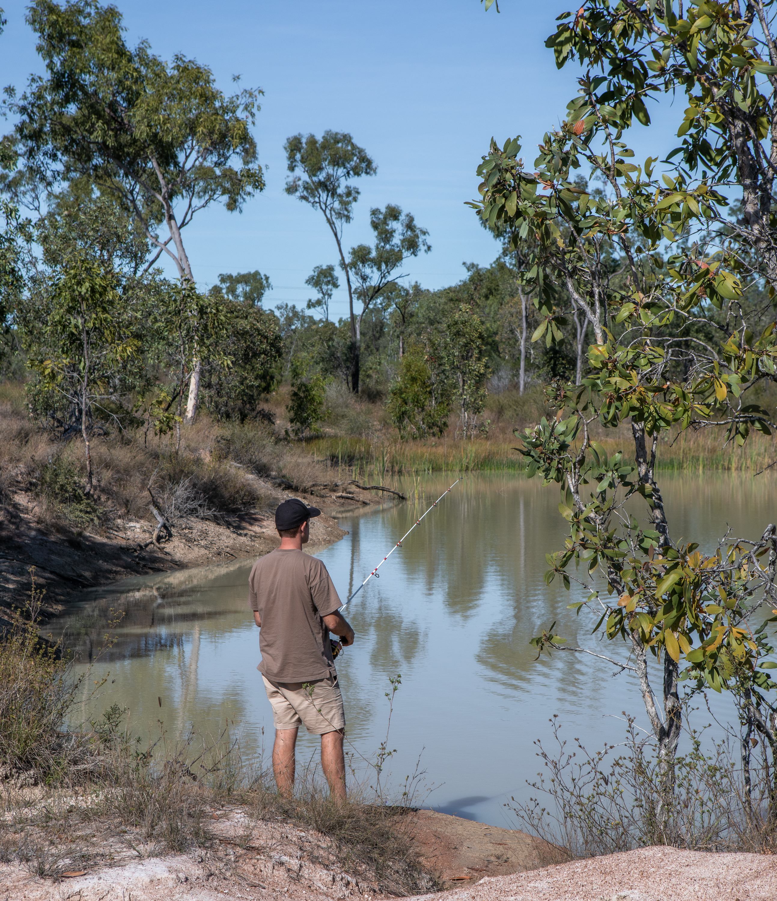 Country Camping Dam Site Black Rive