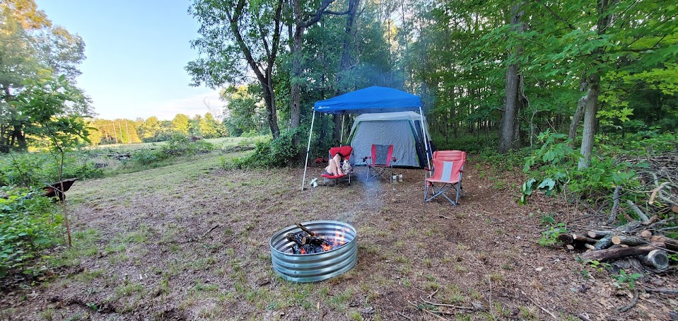 Campsite, room for 2 tents and 2 cars