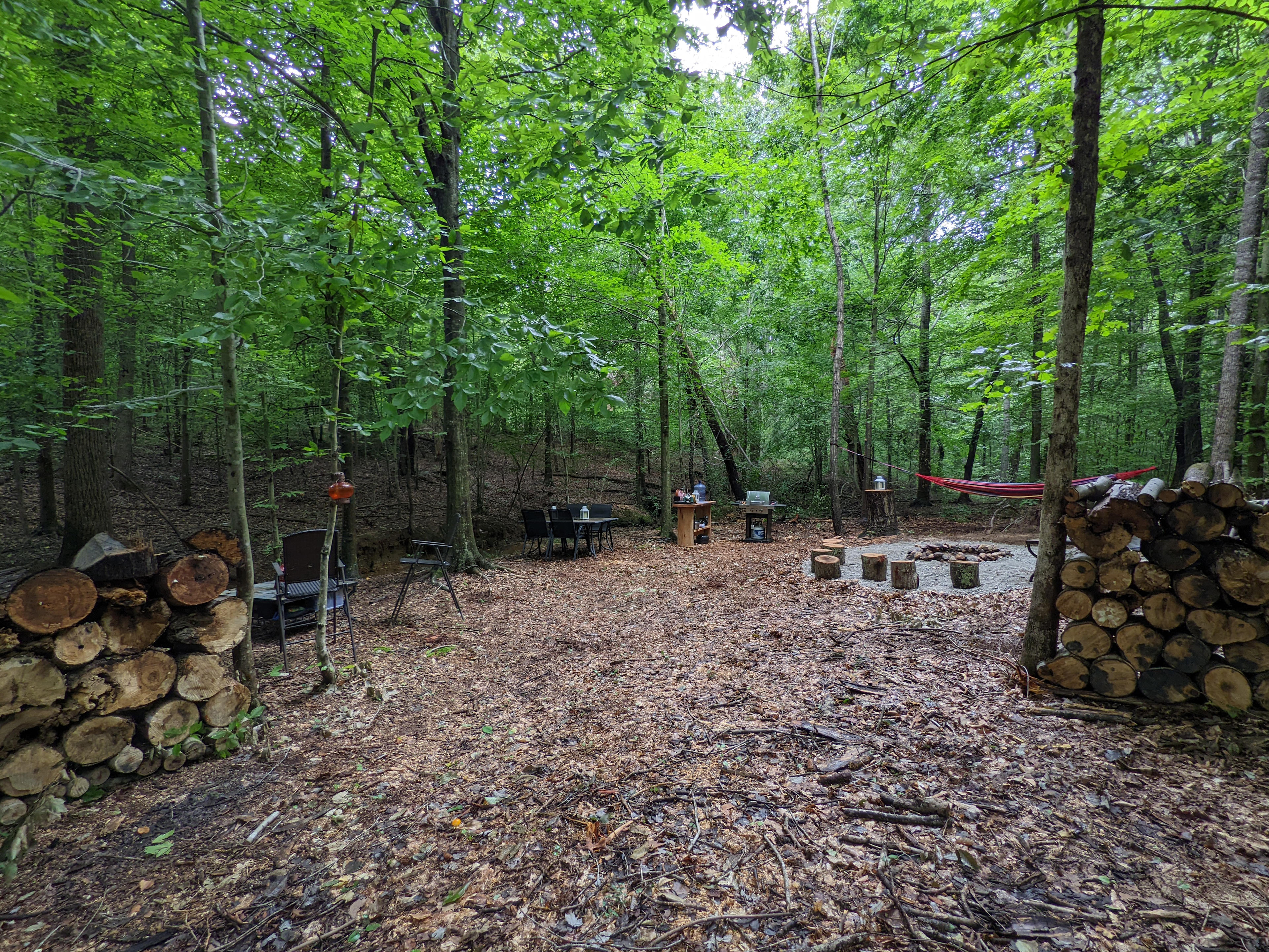 Lots of room for large groups and multiple tents.  