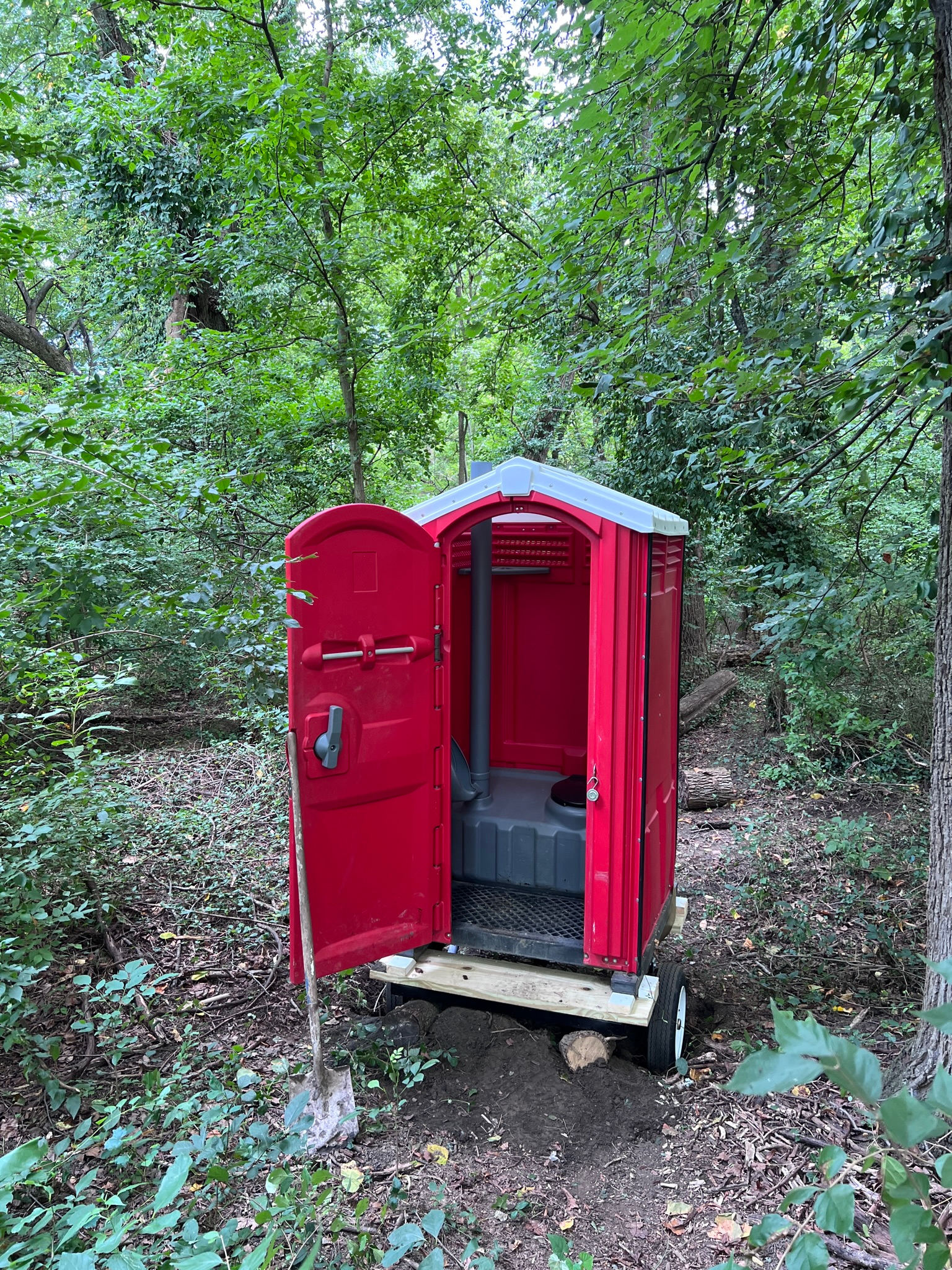 Your private, clean porta potty