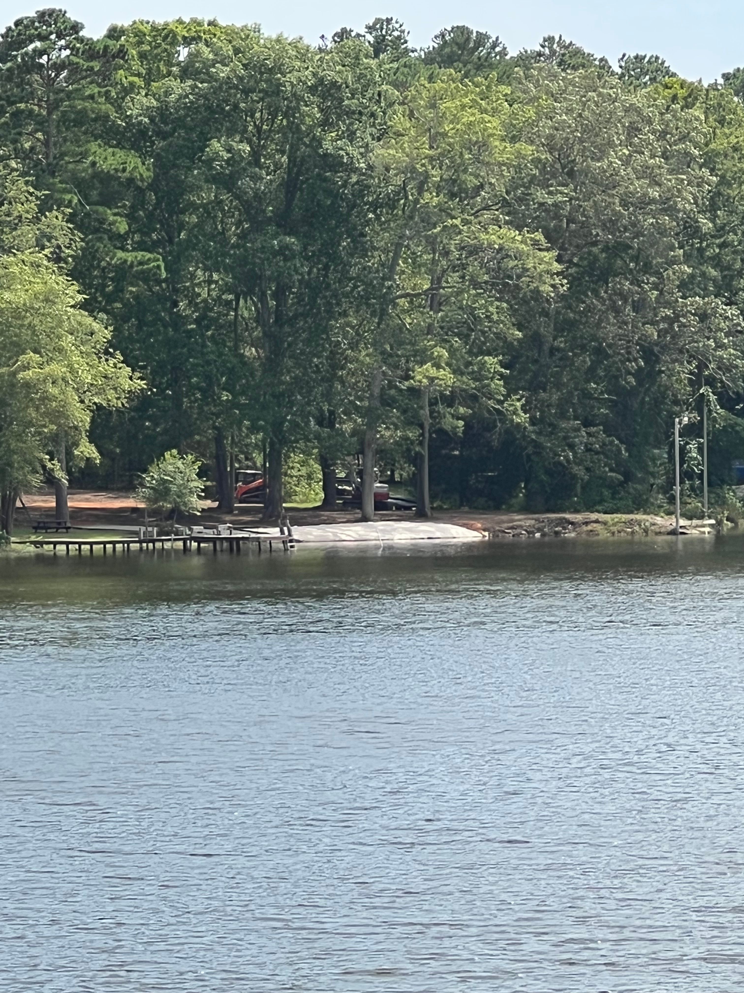 View from across the water