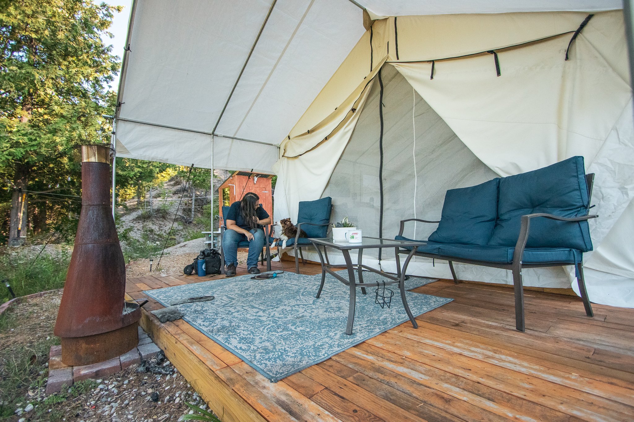 Pet-friendly Hipcamps are the best kind!