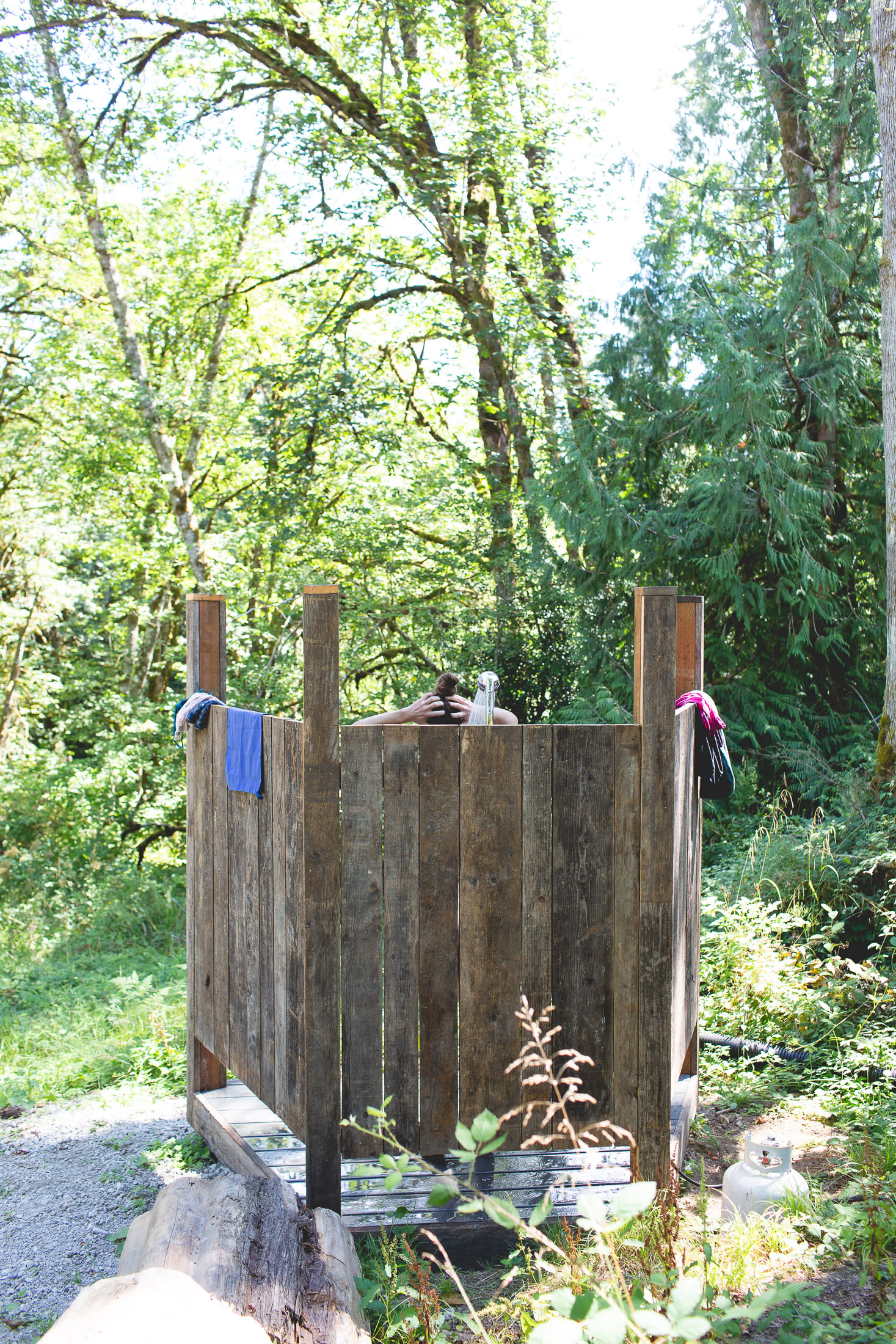The outdoor shower is the best!!