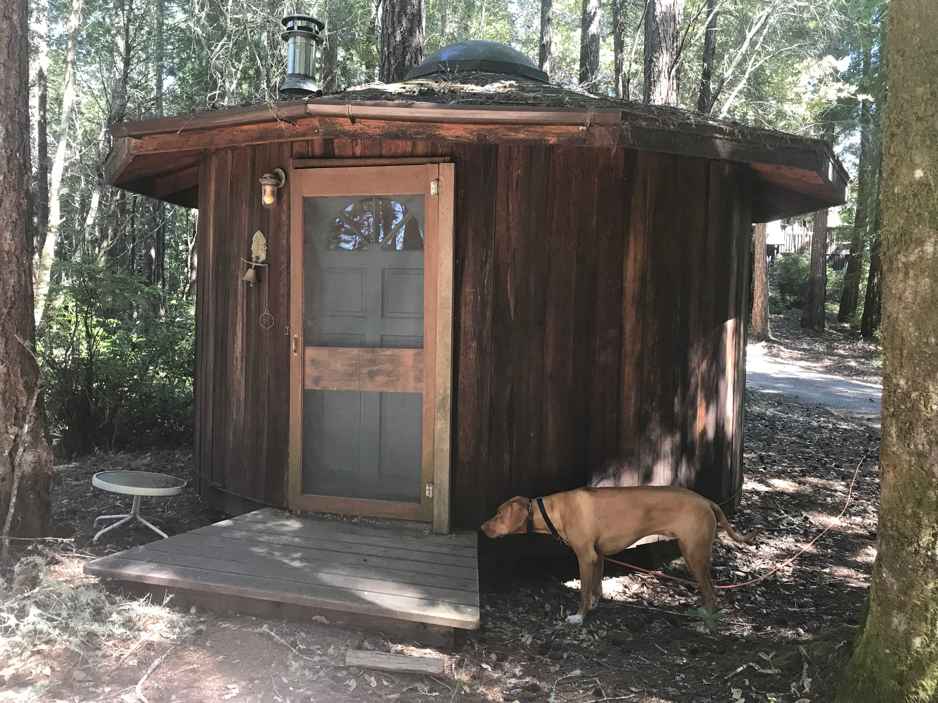 Captain's Cabin at campsite.  Available as an "extra".