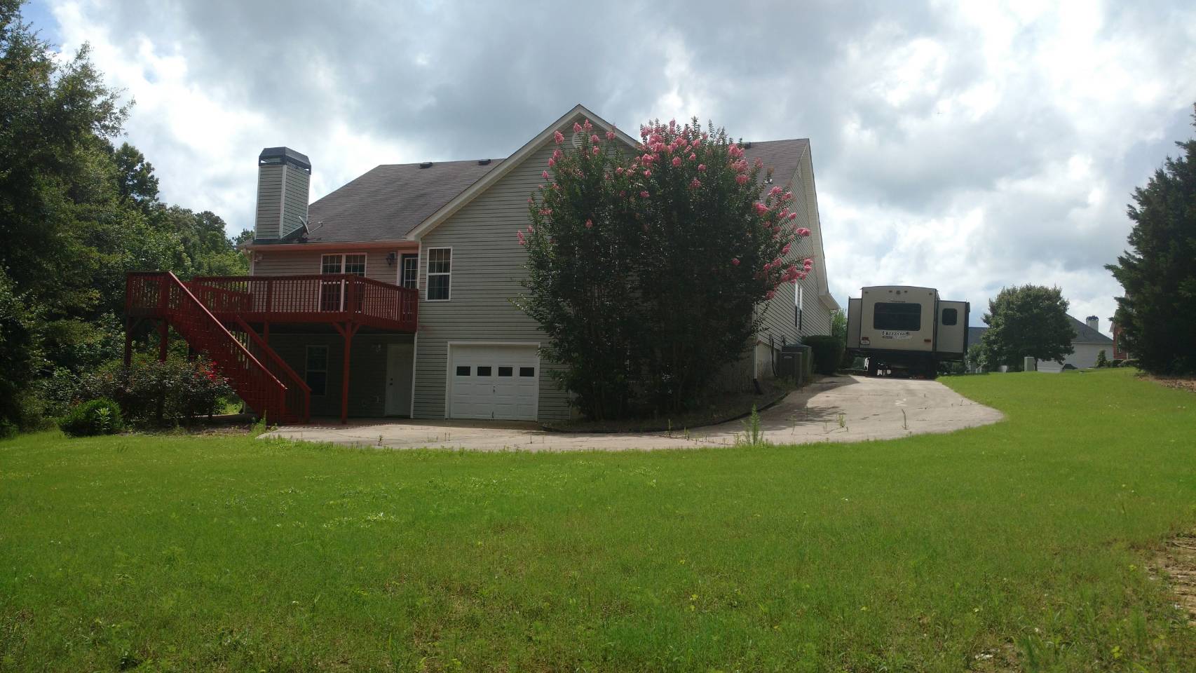 GA RV Lot from behind