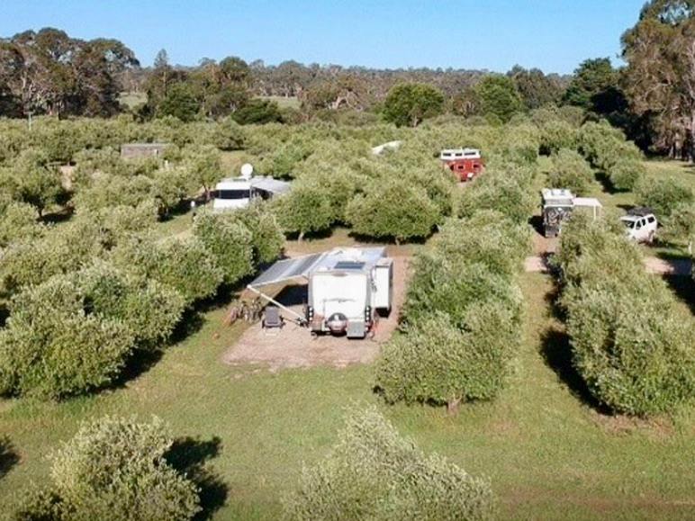 Large, private, well spaced bays hidden amongst the olive trees