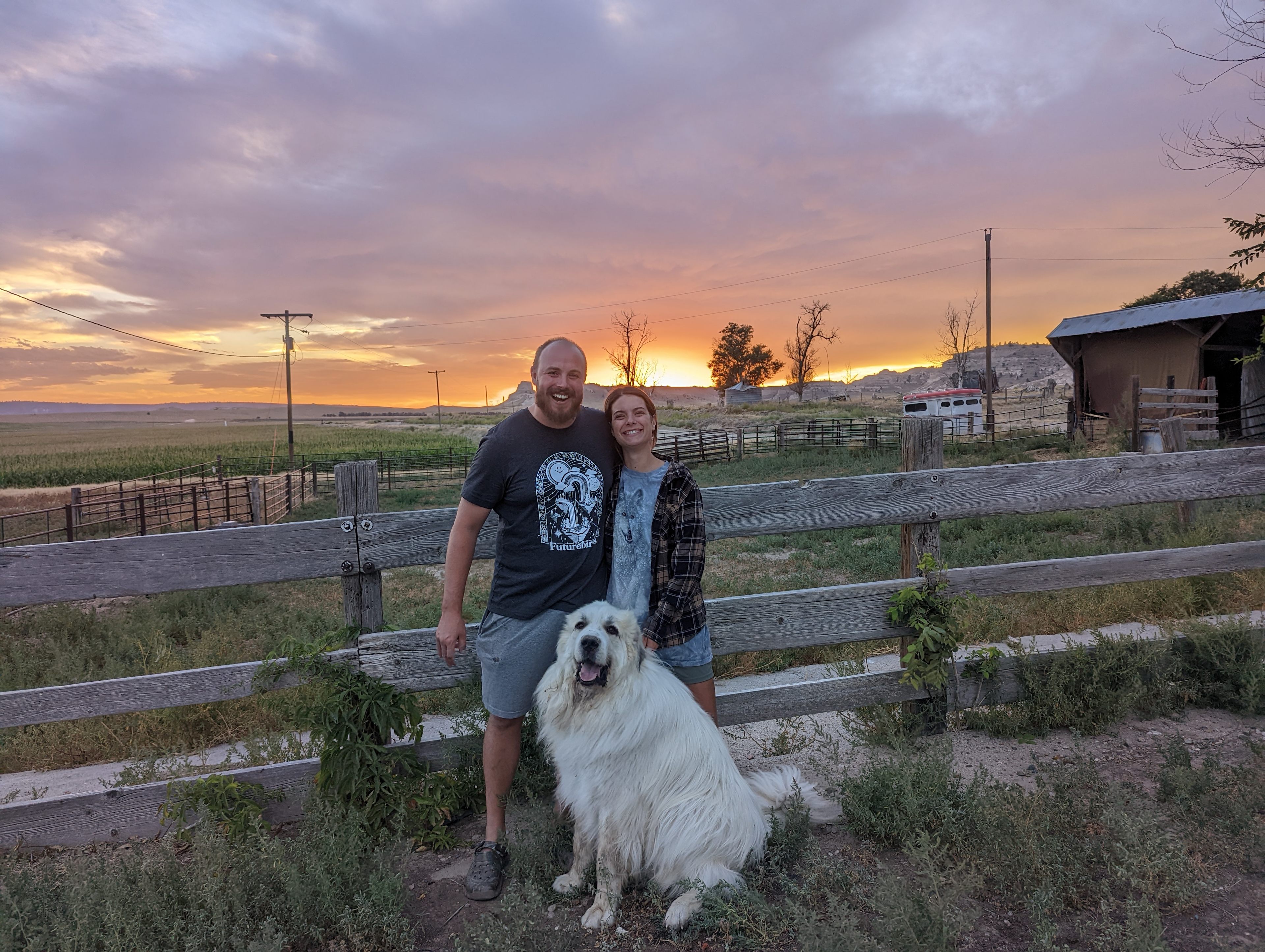 Owners adorable pooch! And she took a pic of us :) obviously the pup is a pro model