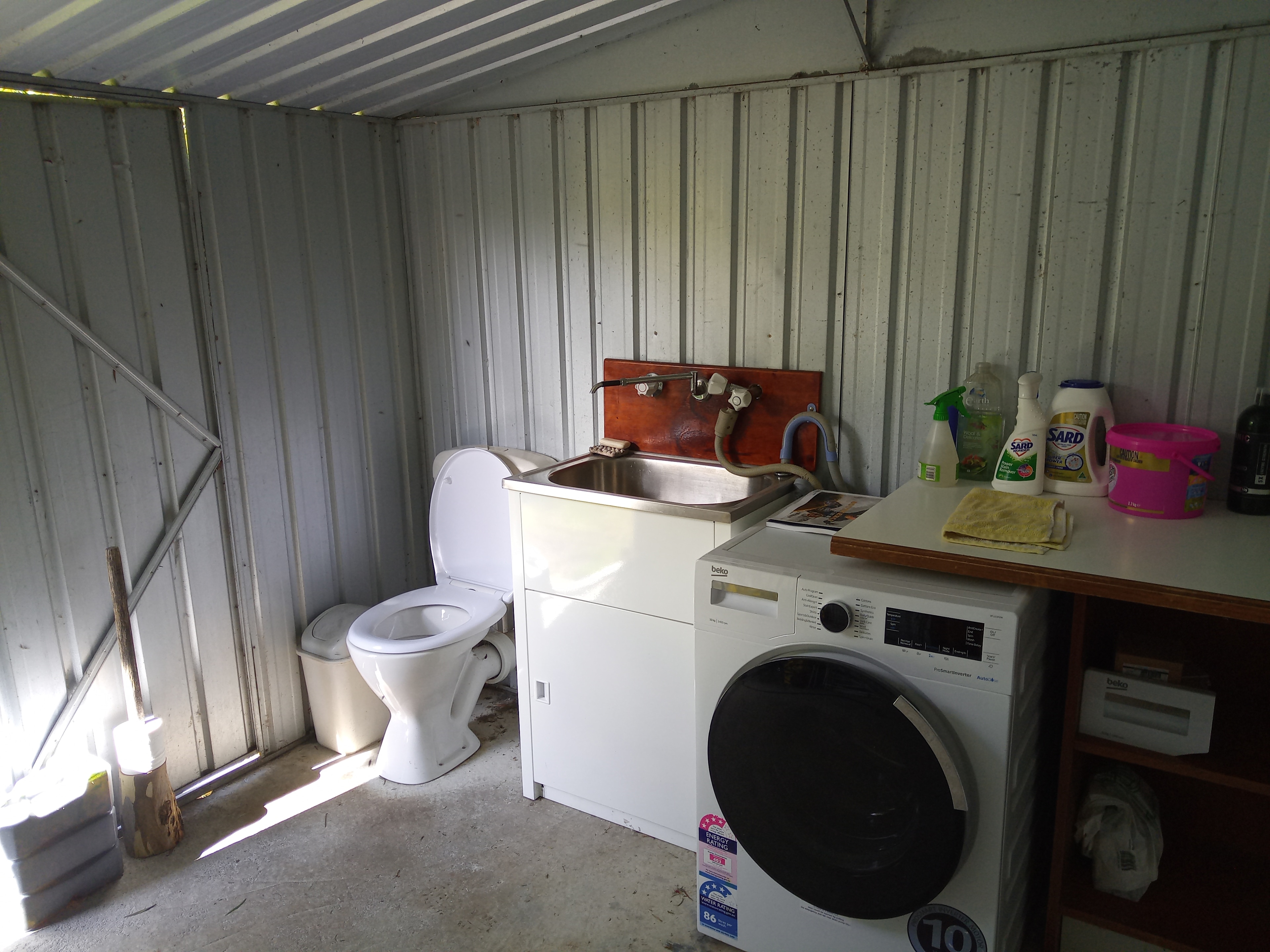 Toilet and laundry facilities