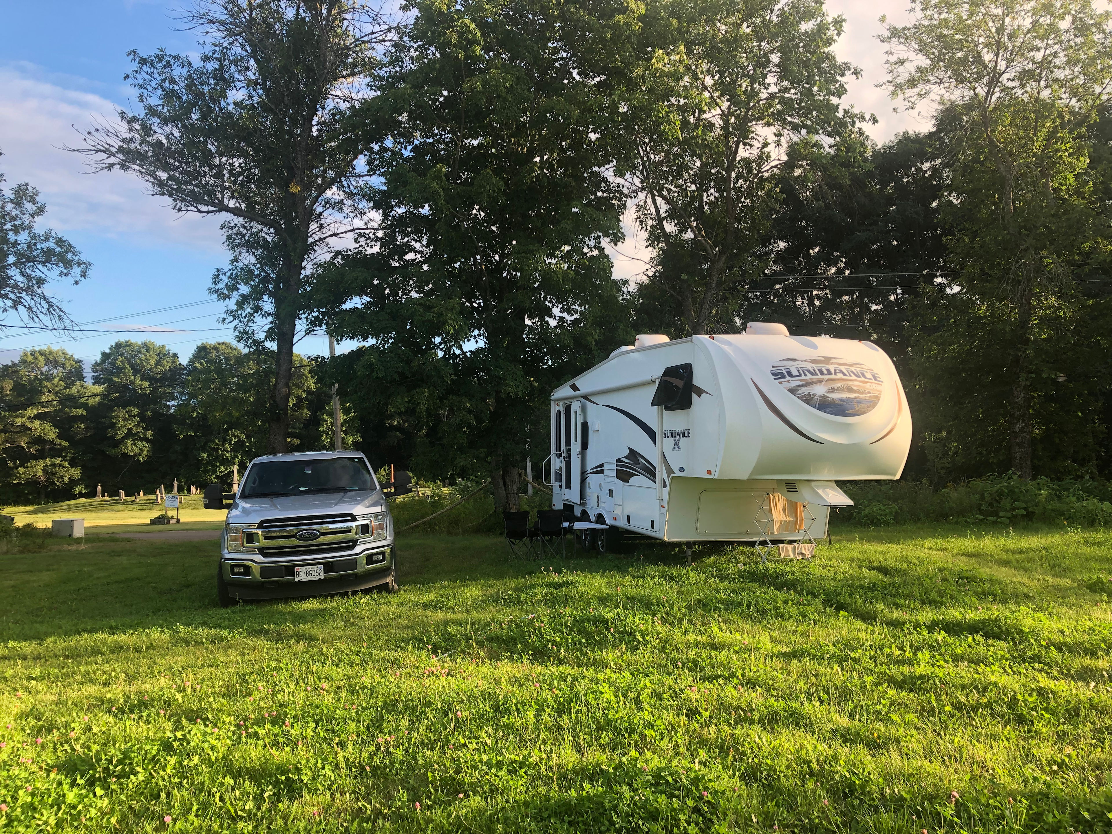 A great site for a pretty big rig