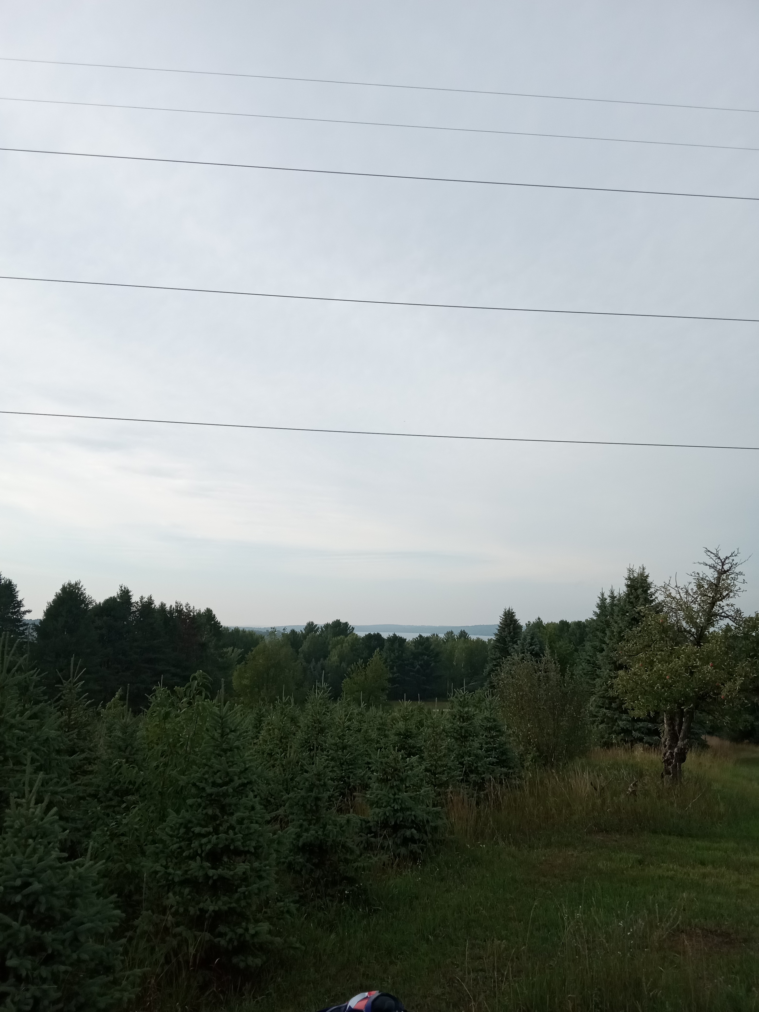 Great views of round lake, and slivers of Elk lake, and Torch lake 