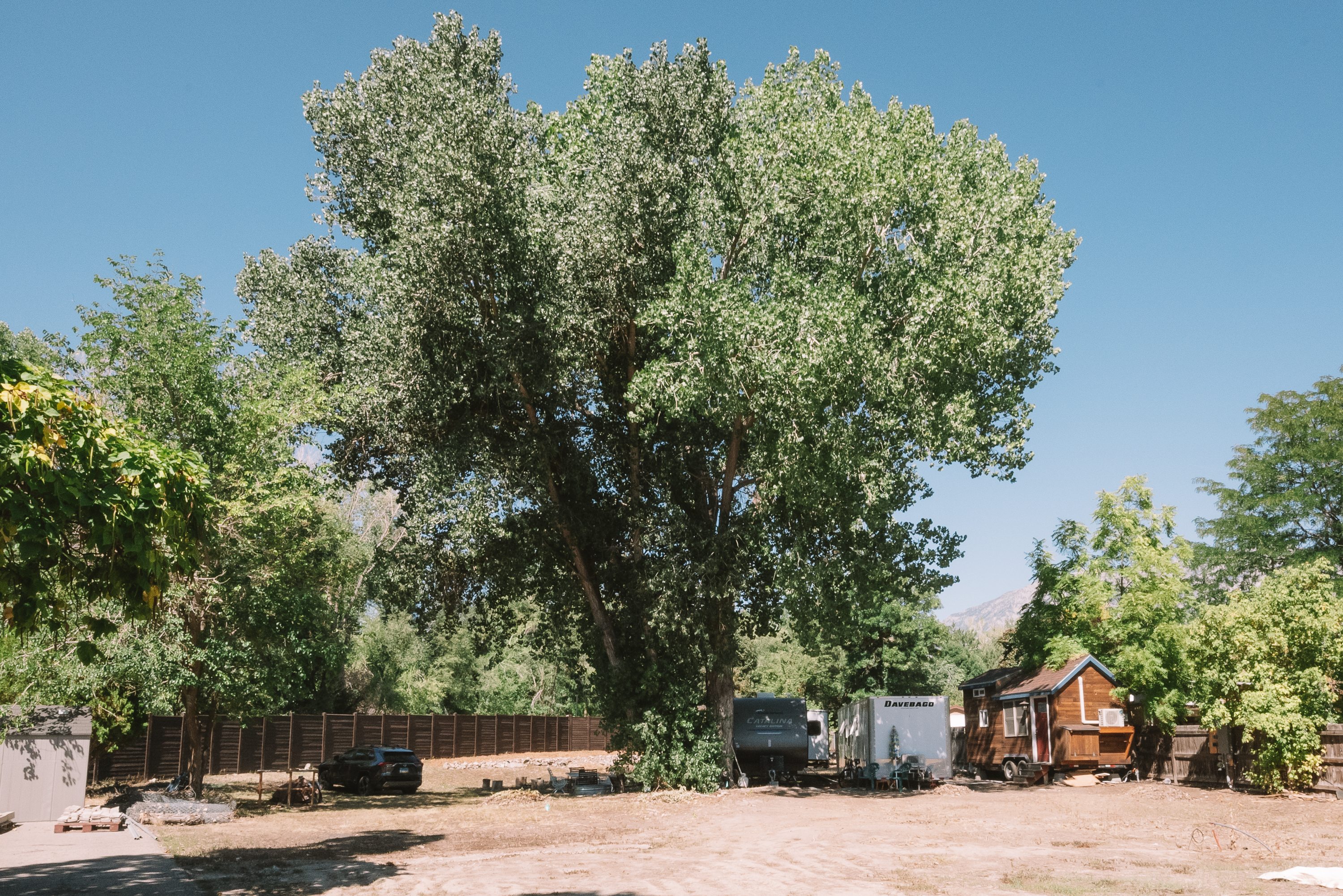 Long shot of the campground.  The caretaker and host were camping with us the night we stayed.  There was enough room for everyone, and more!