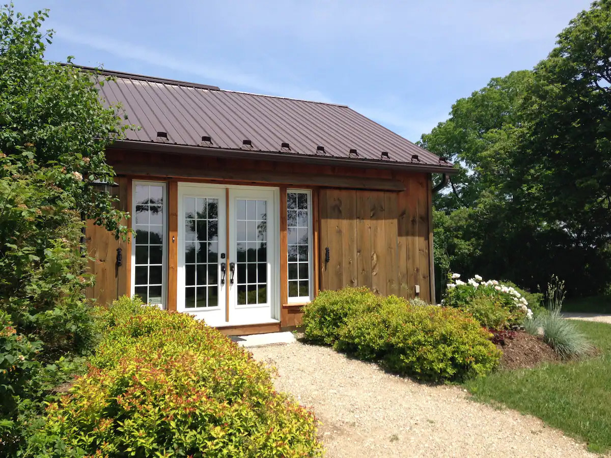 The Farm Shed at Walnut Ridge Farm. Your home away in the country.