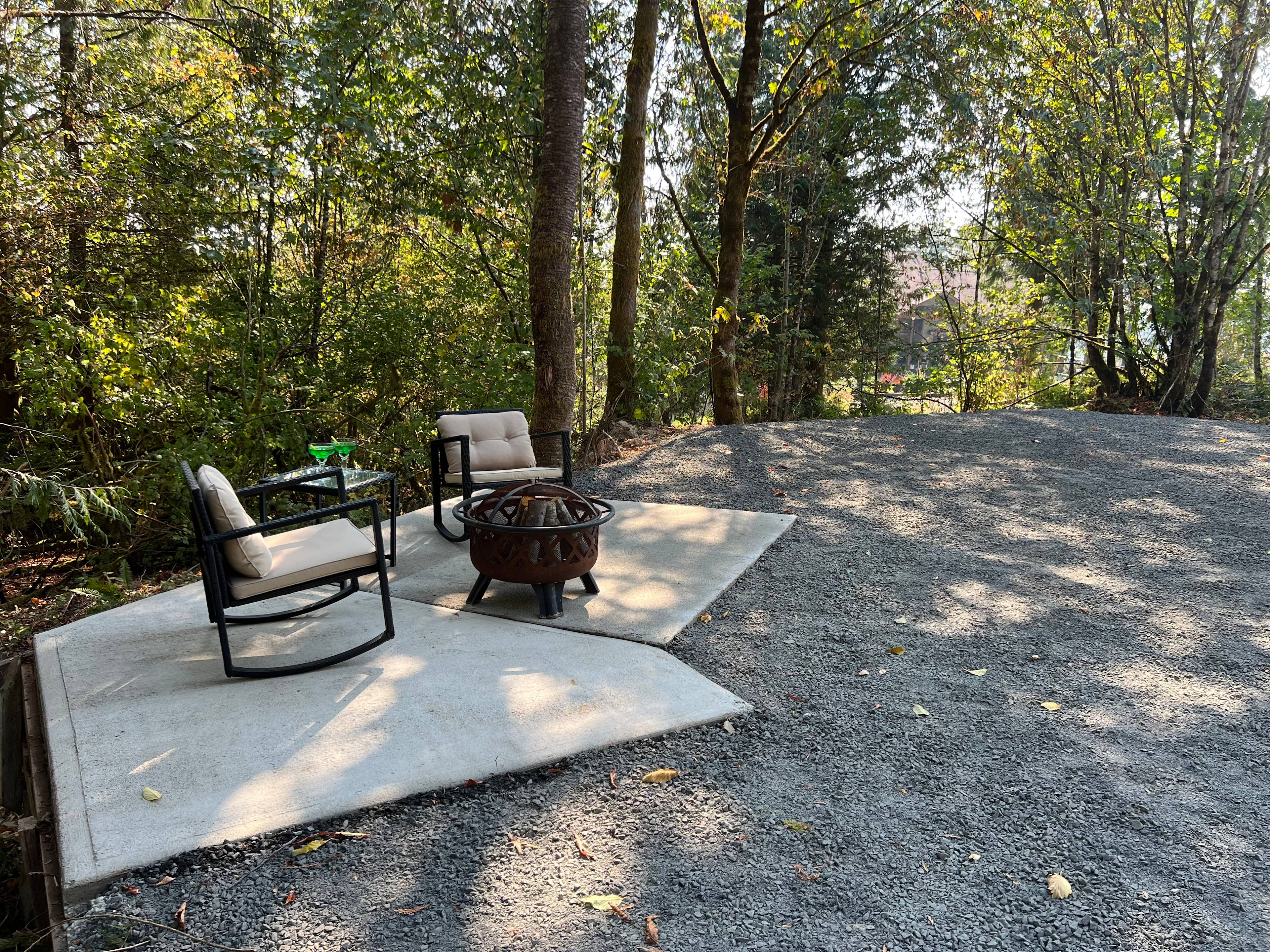 Relax by the fire pit