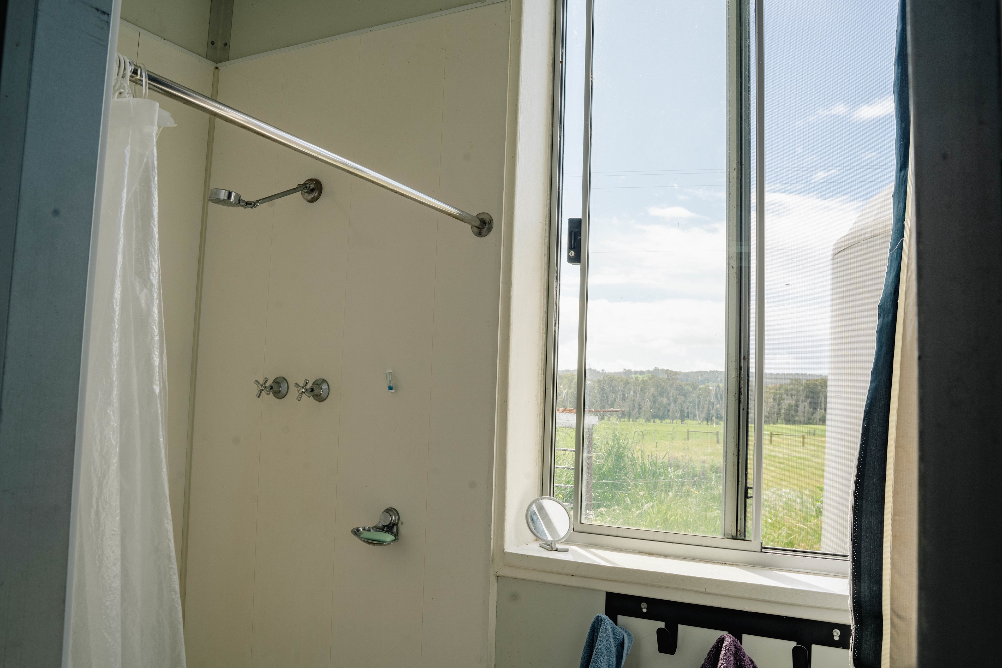 the property runs off a water tank so water is precious however the showers were hot and the water was fresh.