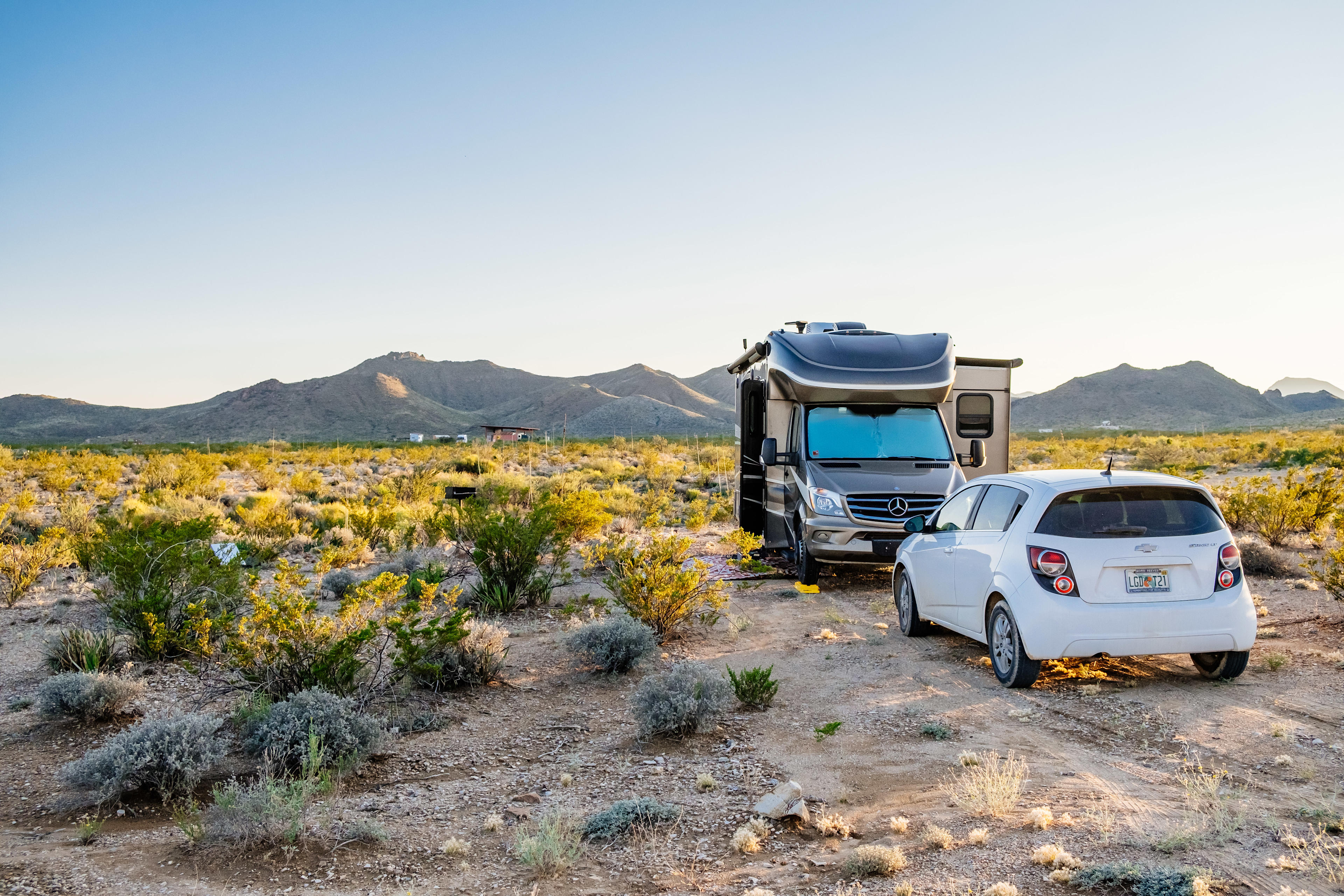 Large enough for Big rigs or RV & tow vehicle