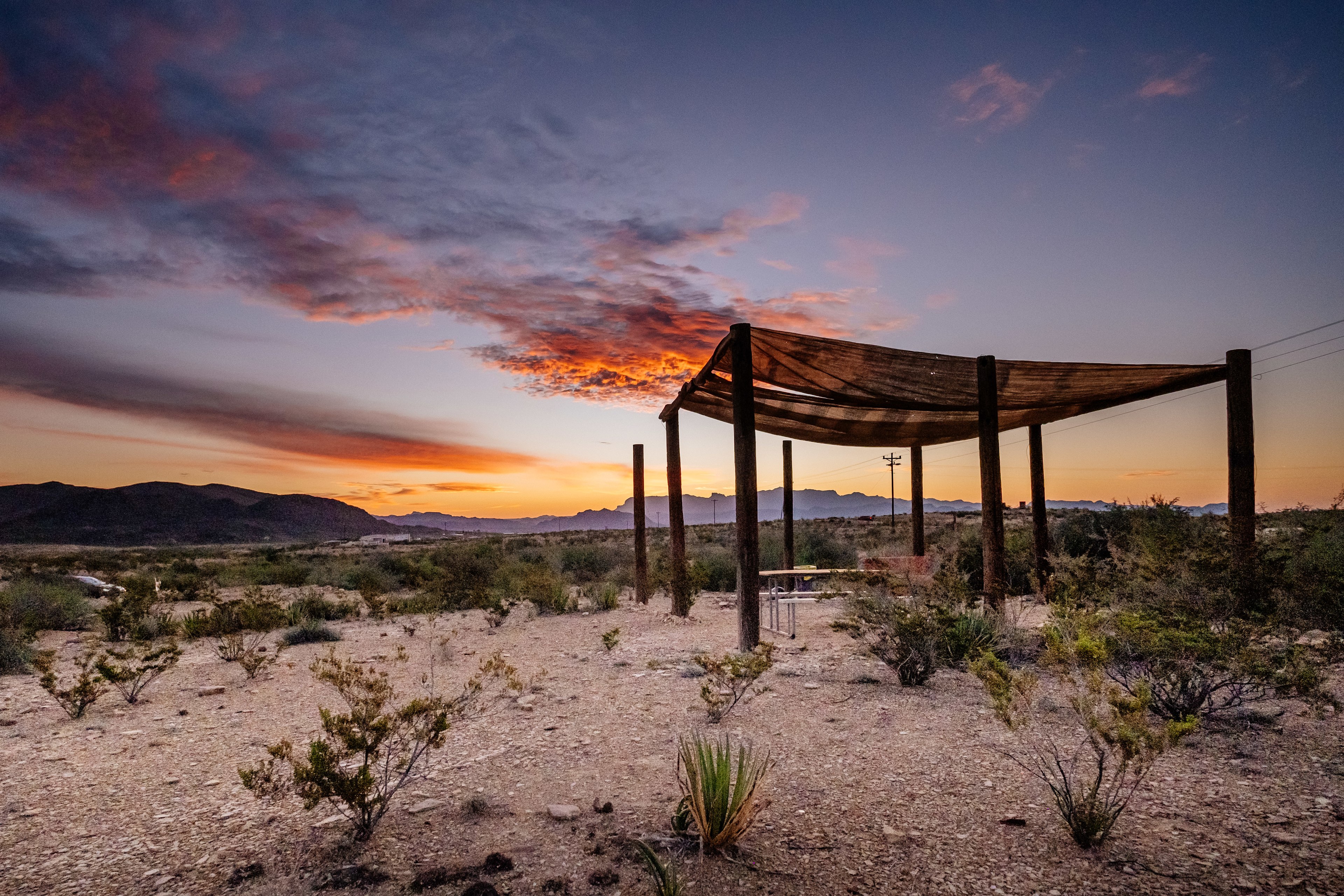Sunrise over the mountains