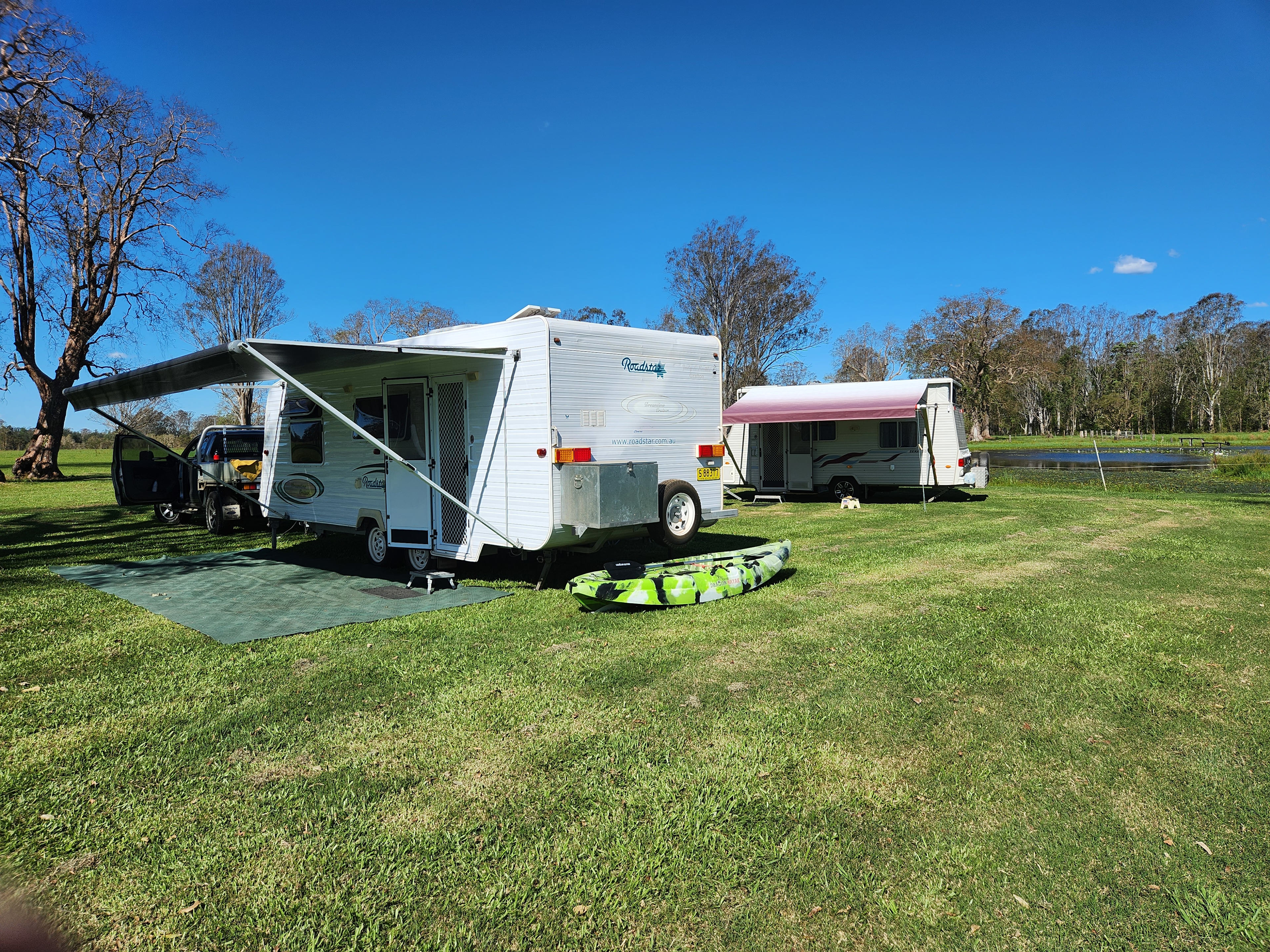 Nice open flat sites for small or big rigs