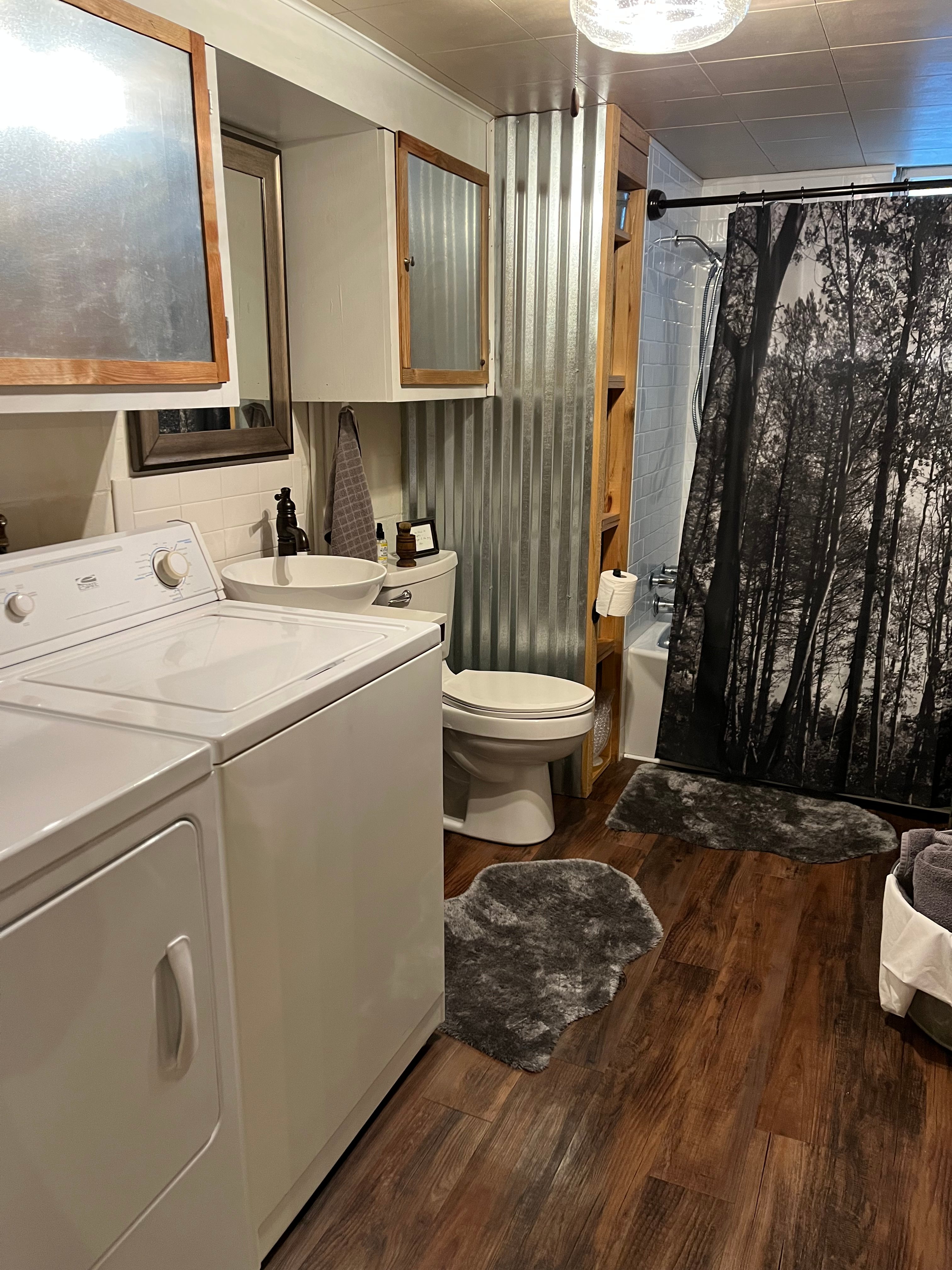 Not roughing it- relax the evening (or morning) away in the soaking tub.