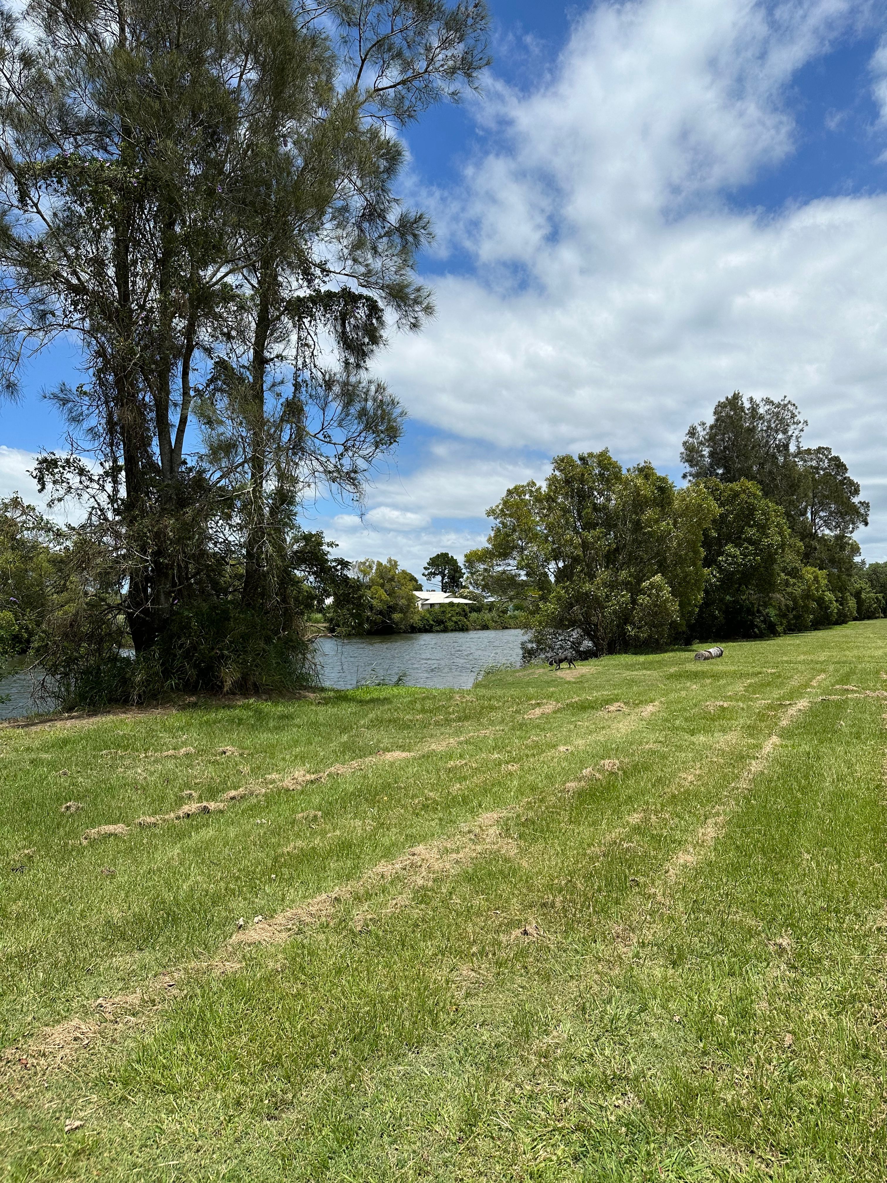 You can camp anywhere along the channel 