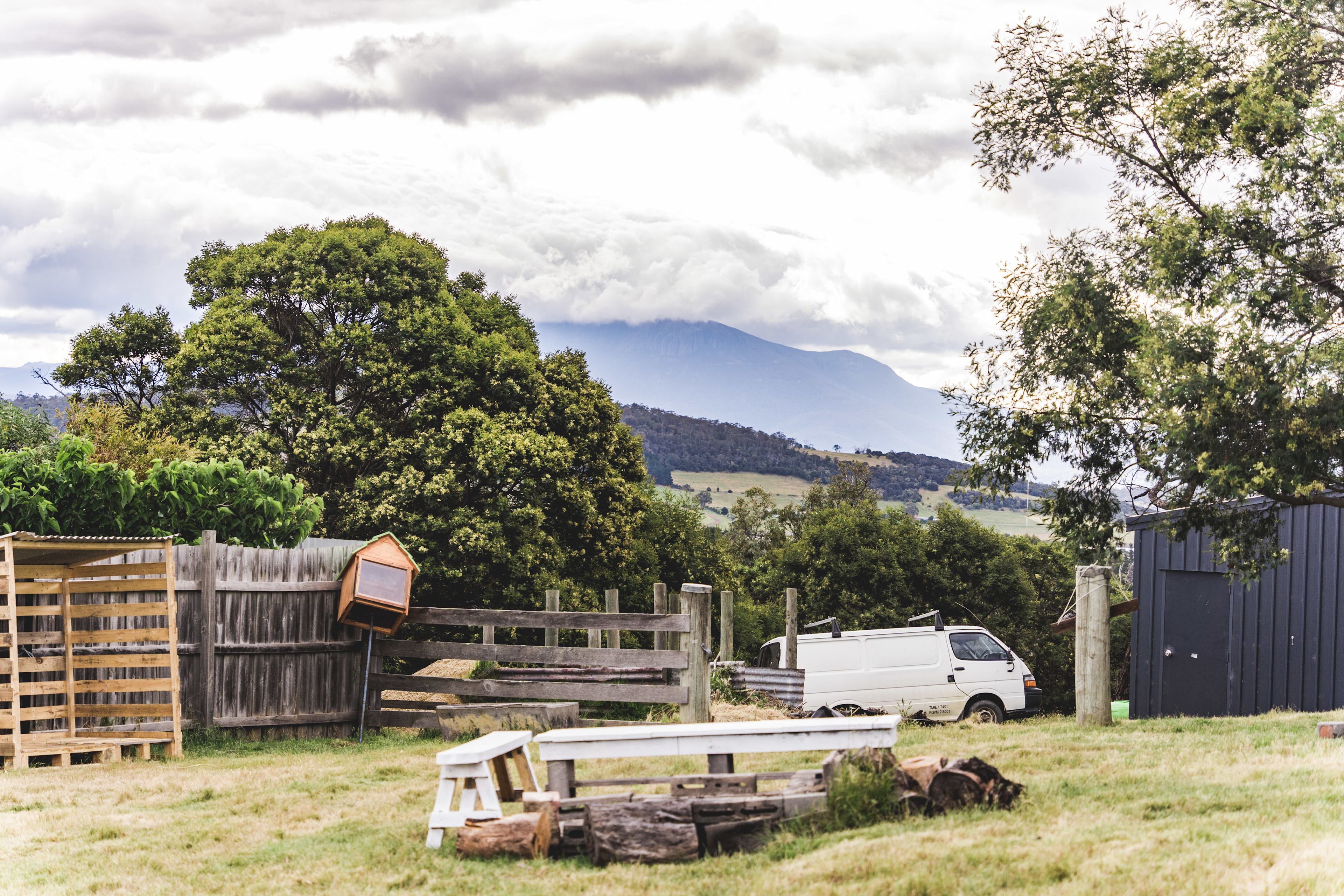 Mount Wellington in the distance 