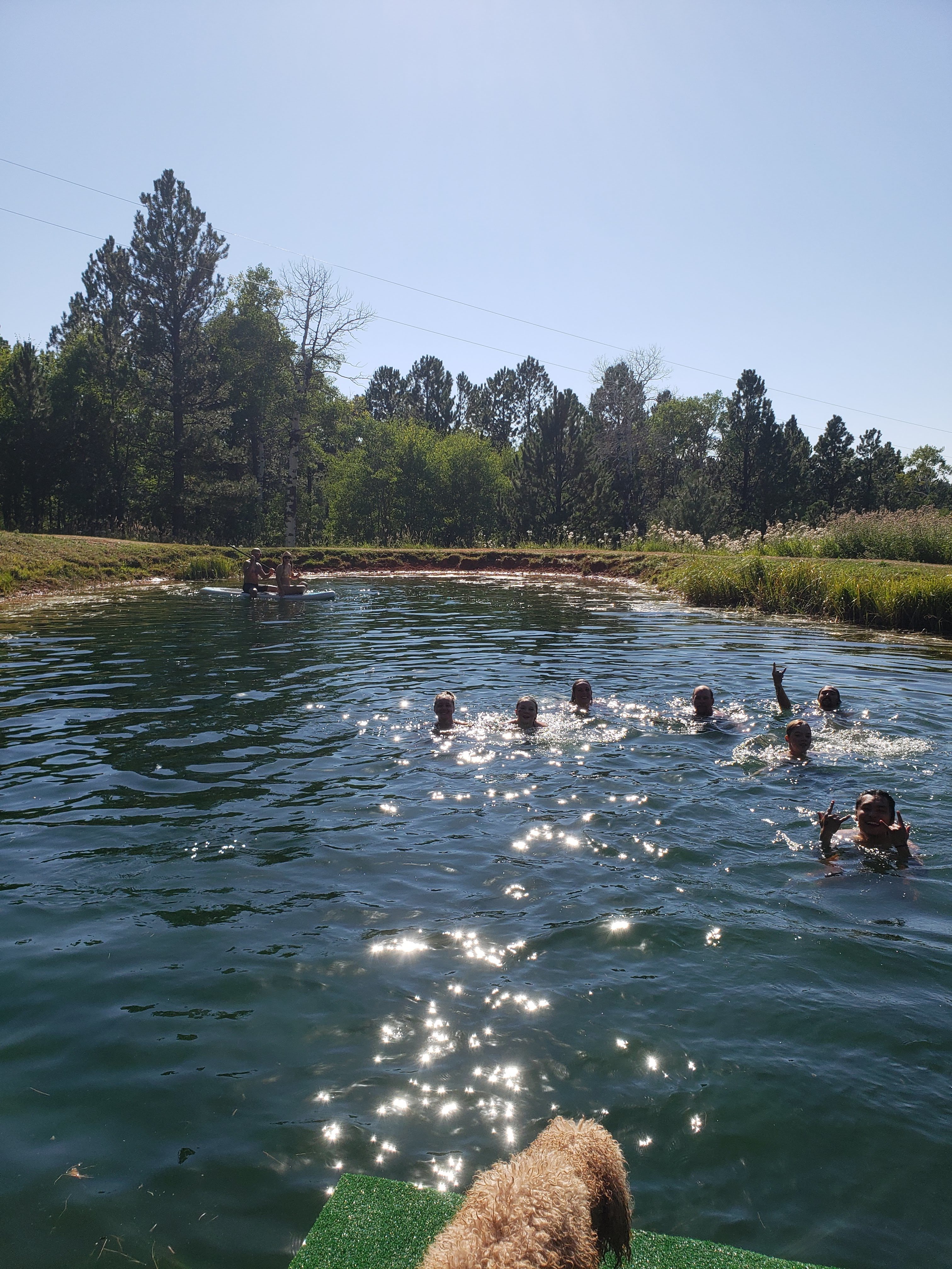 Private swimming hole, nothing but fun!