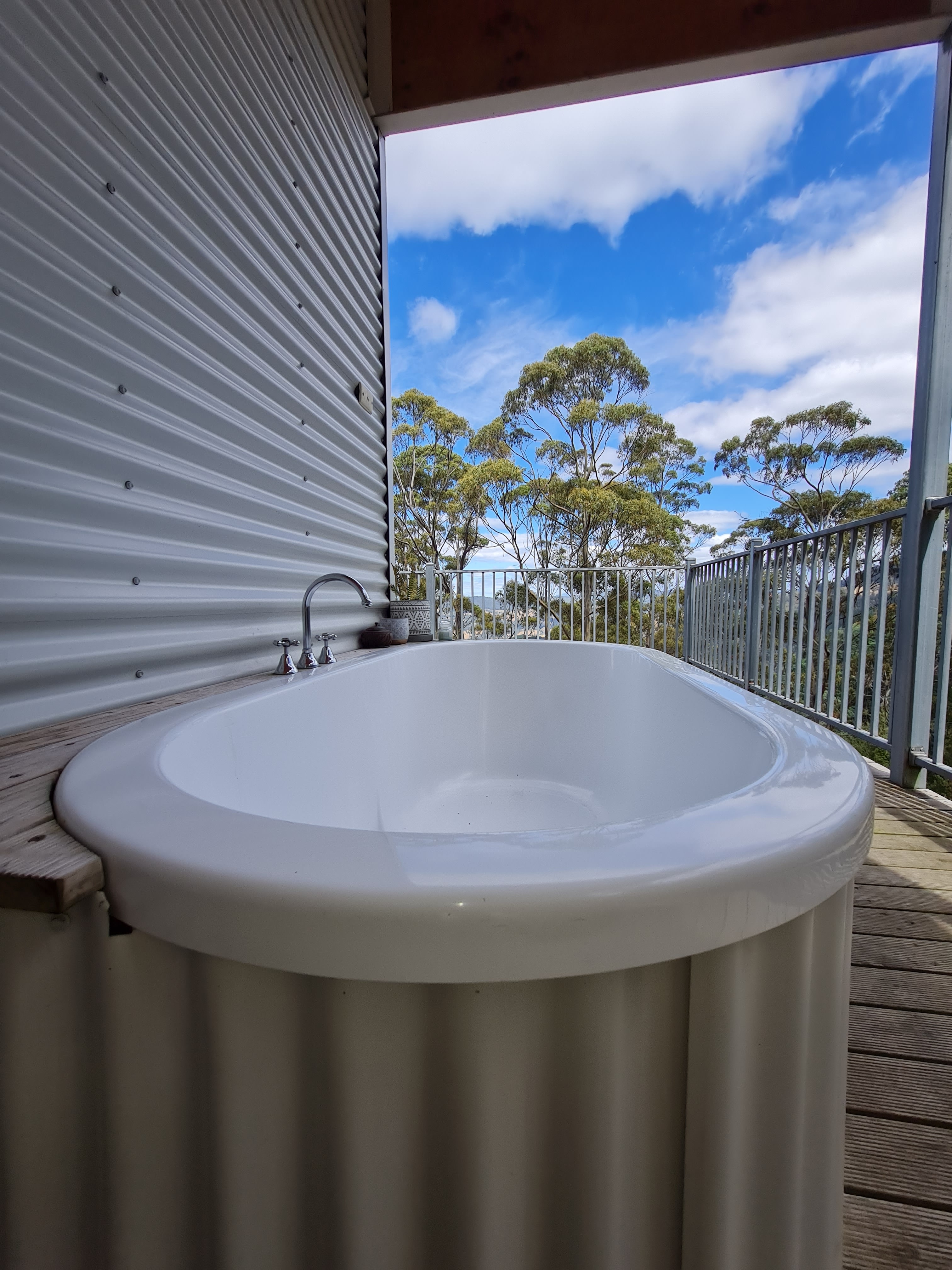 All our Cabins have outdoor baths