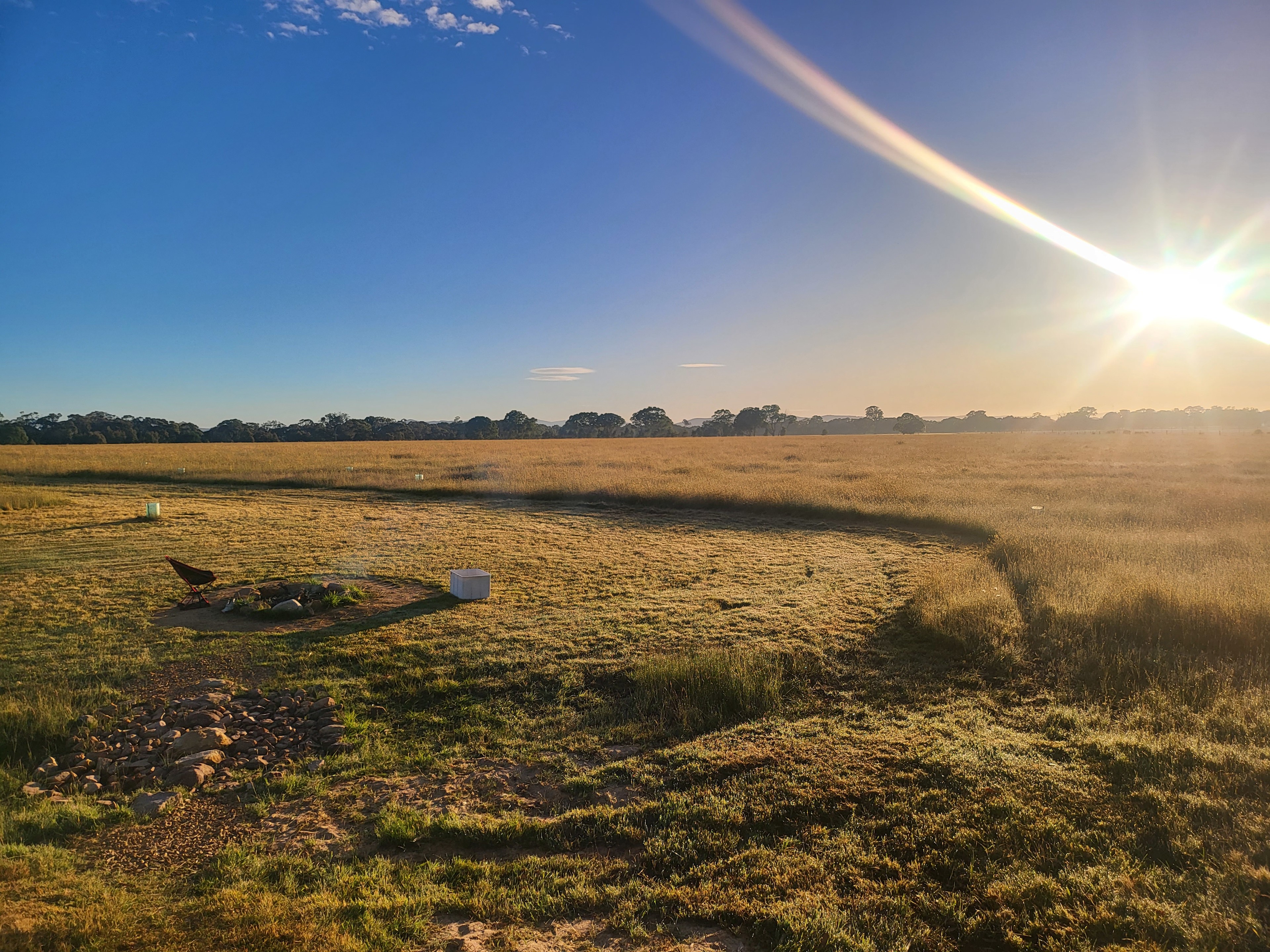 Beautiful morning sun