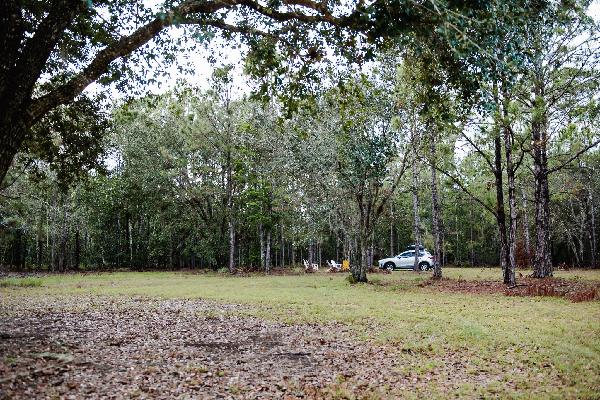 Camping site at the back of the property