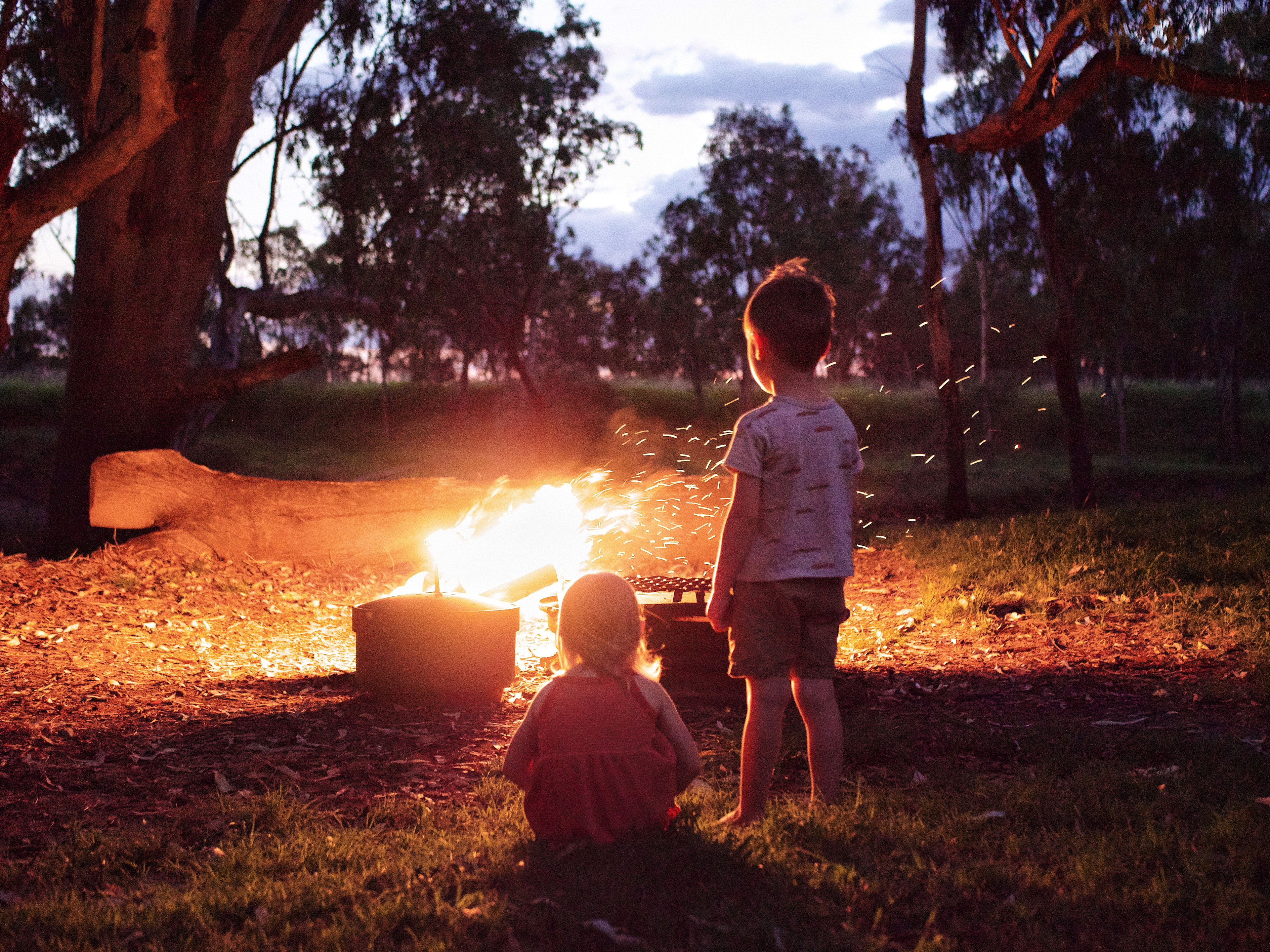 Firepits are at every campsite and firewood is available for purchase