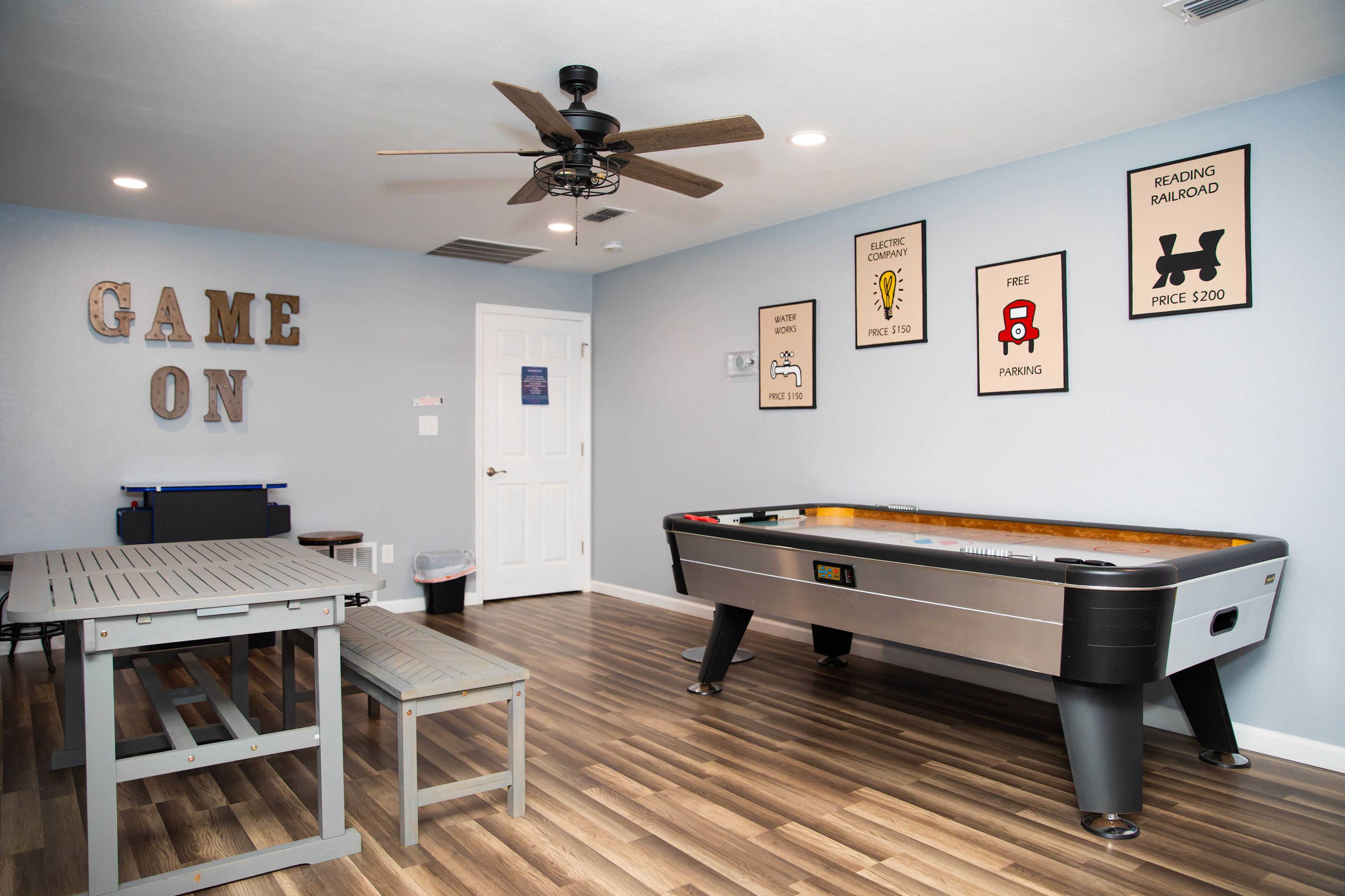 Our Game Room in the Bath House