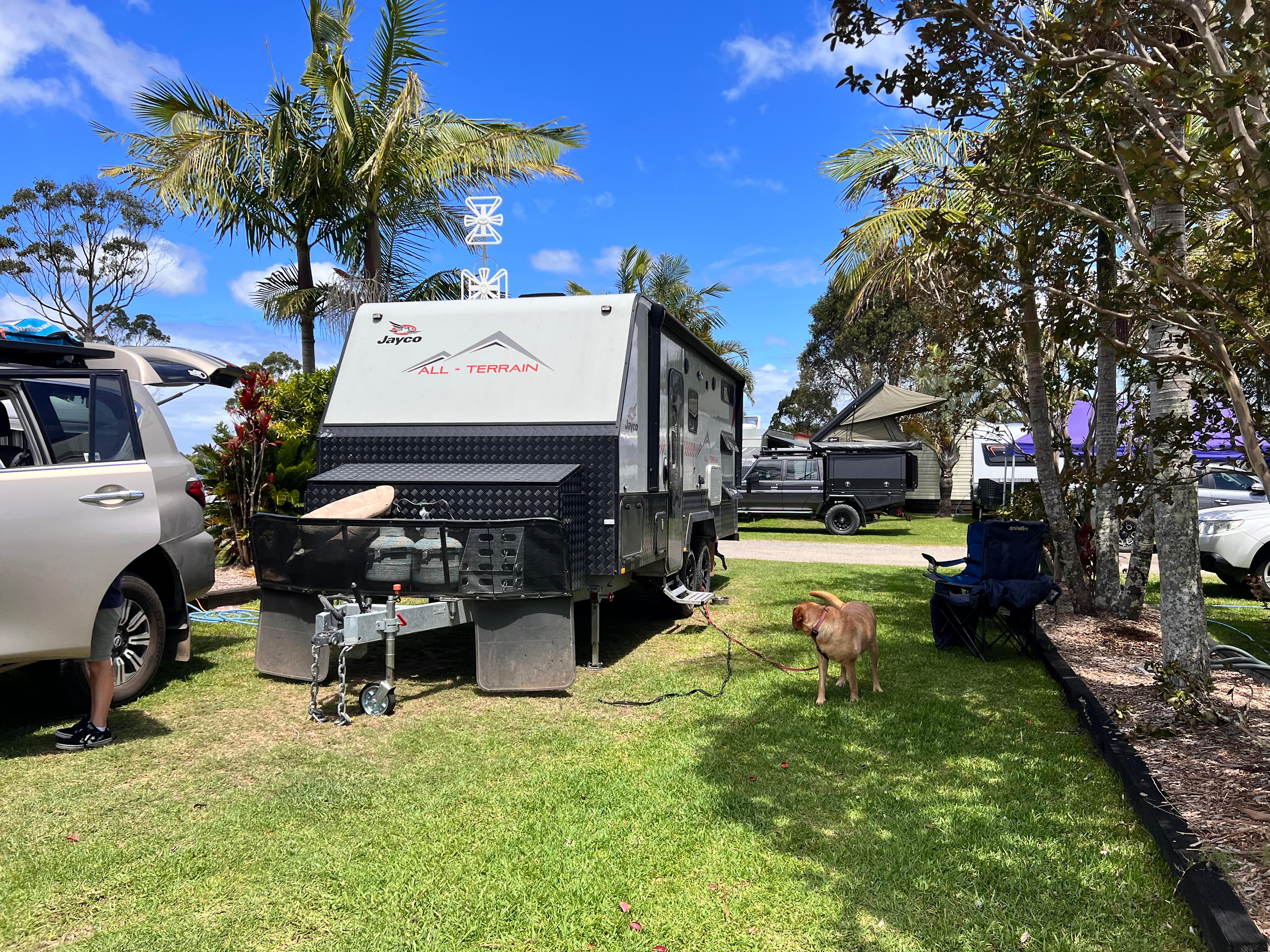Drive through site with power and water. 