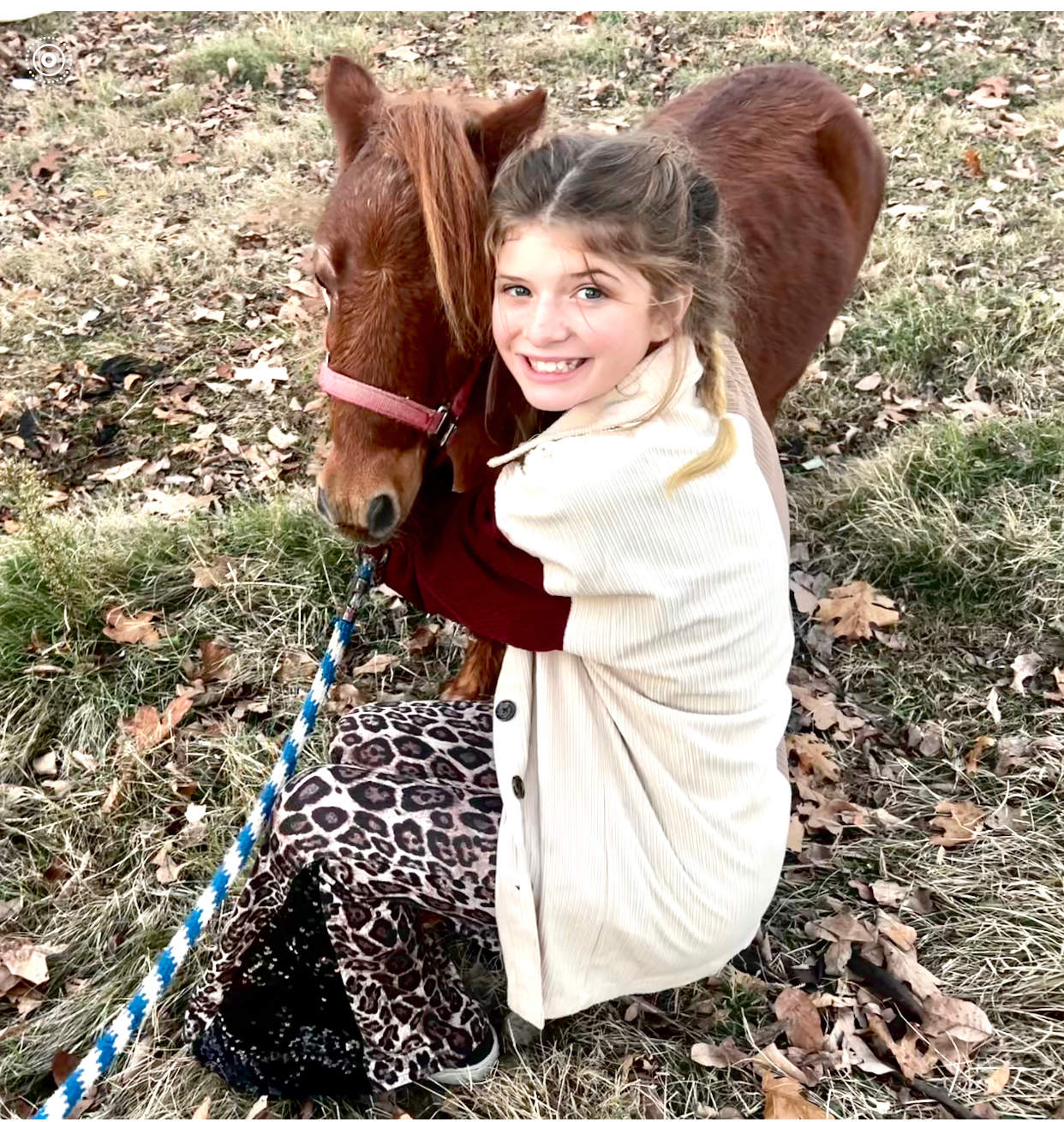 Mini HeHe our miniture pony With K'Dance