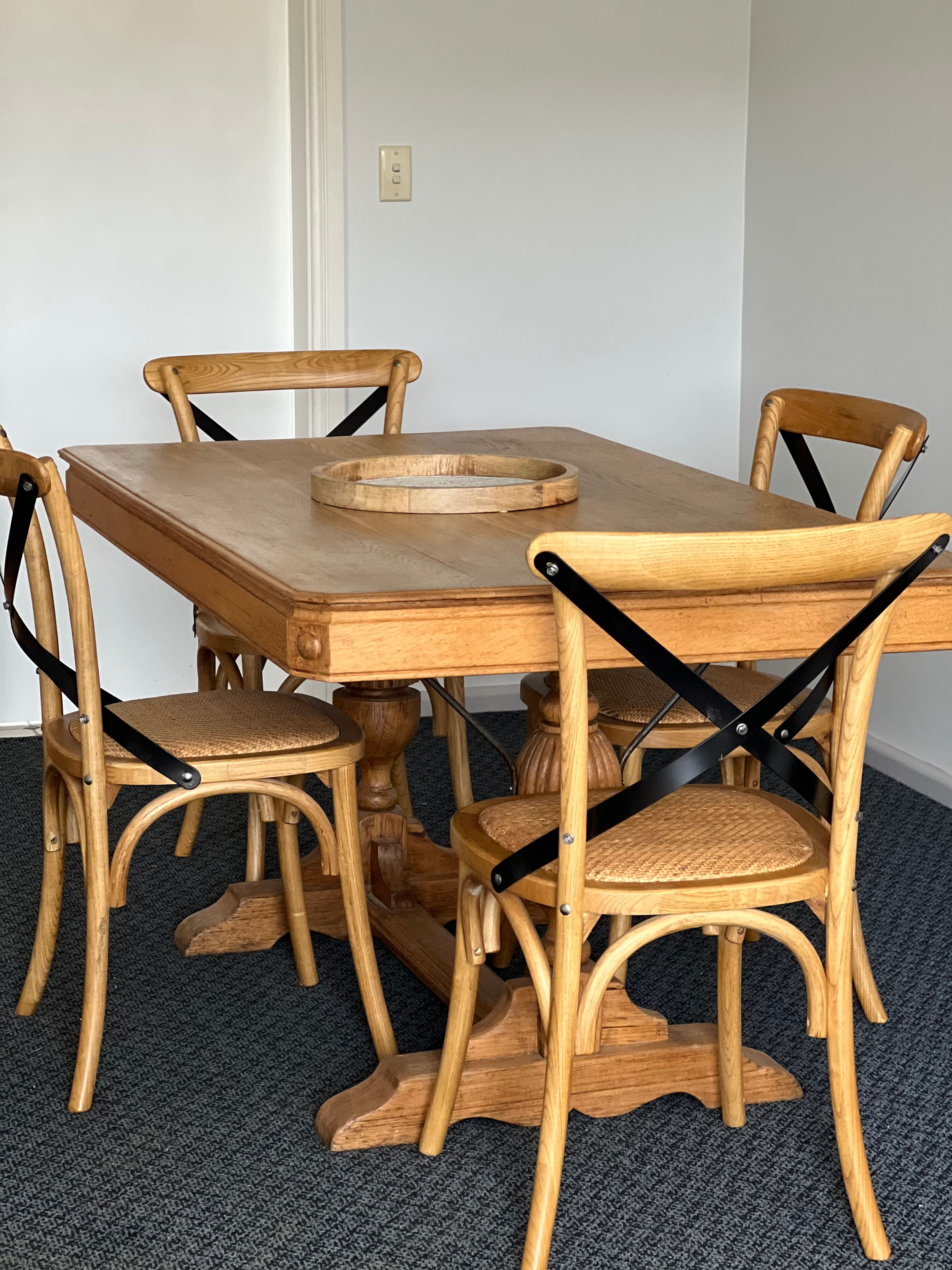 Lovely refurbished table. 