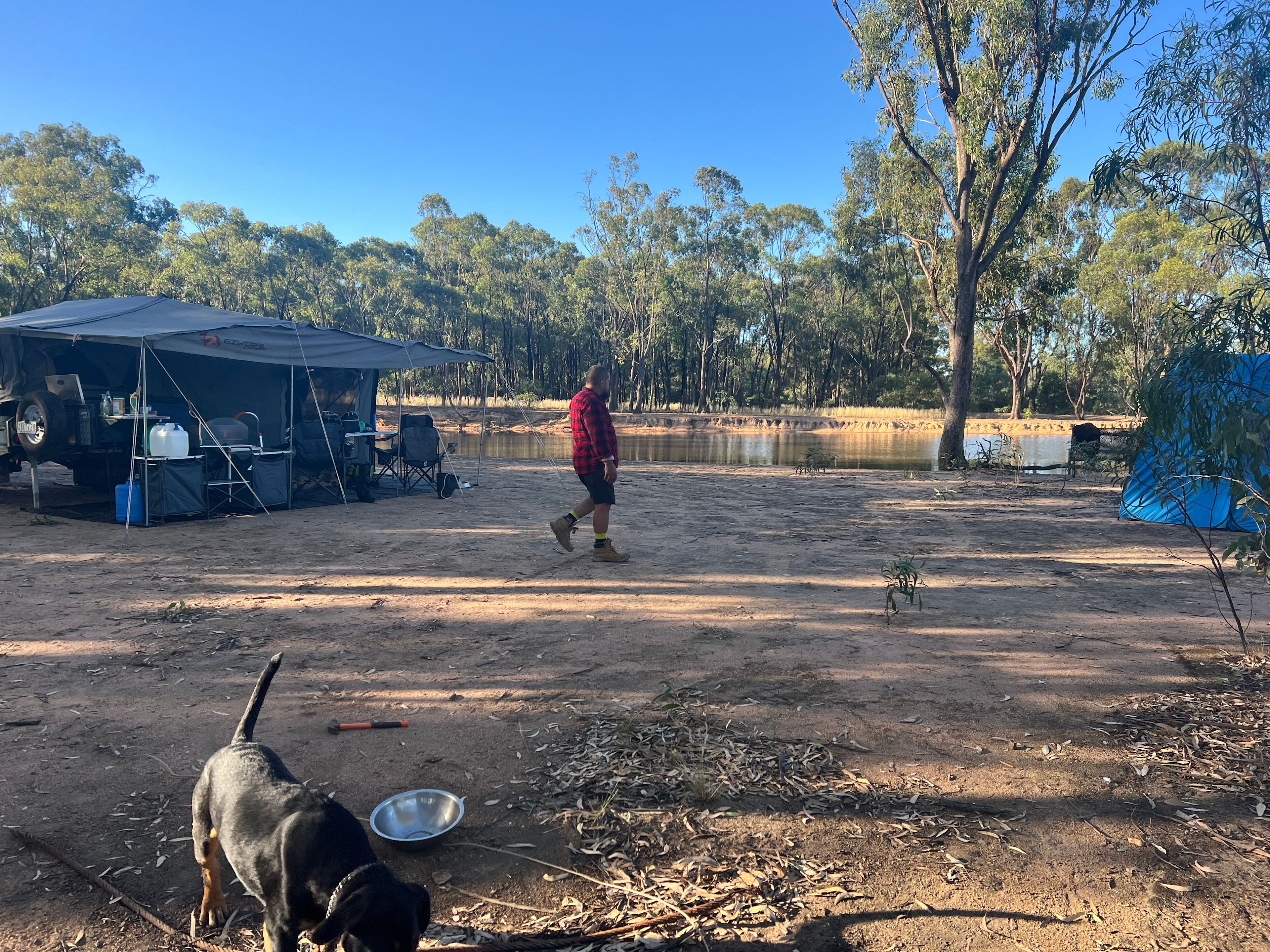 Our camper trailer set