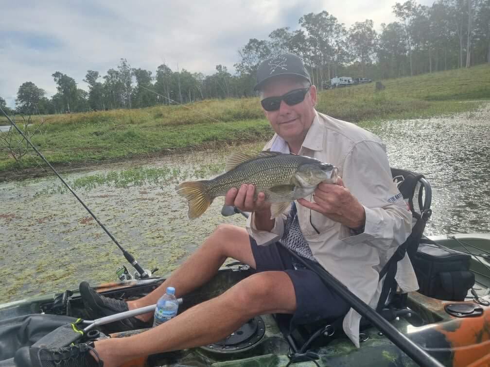 #rosehilllakeside 
Some of our campers Bass fishing on King Dam. 
 Catch & Release Only. 