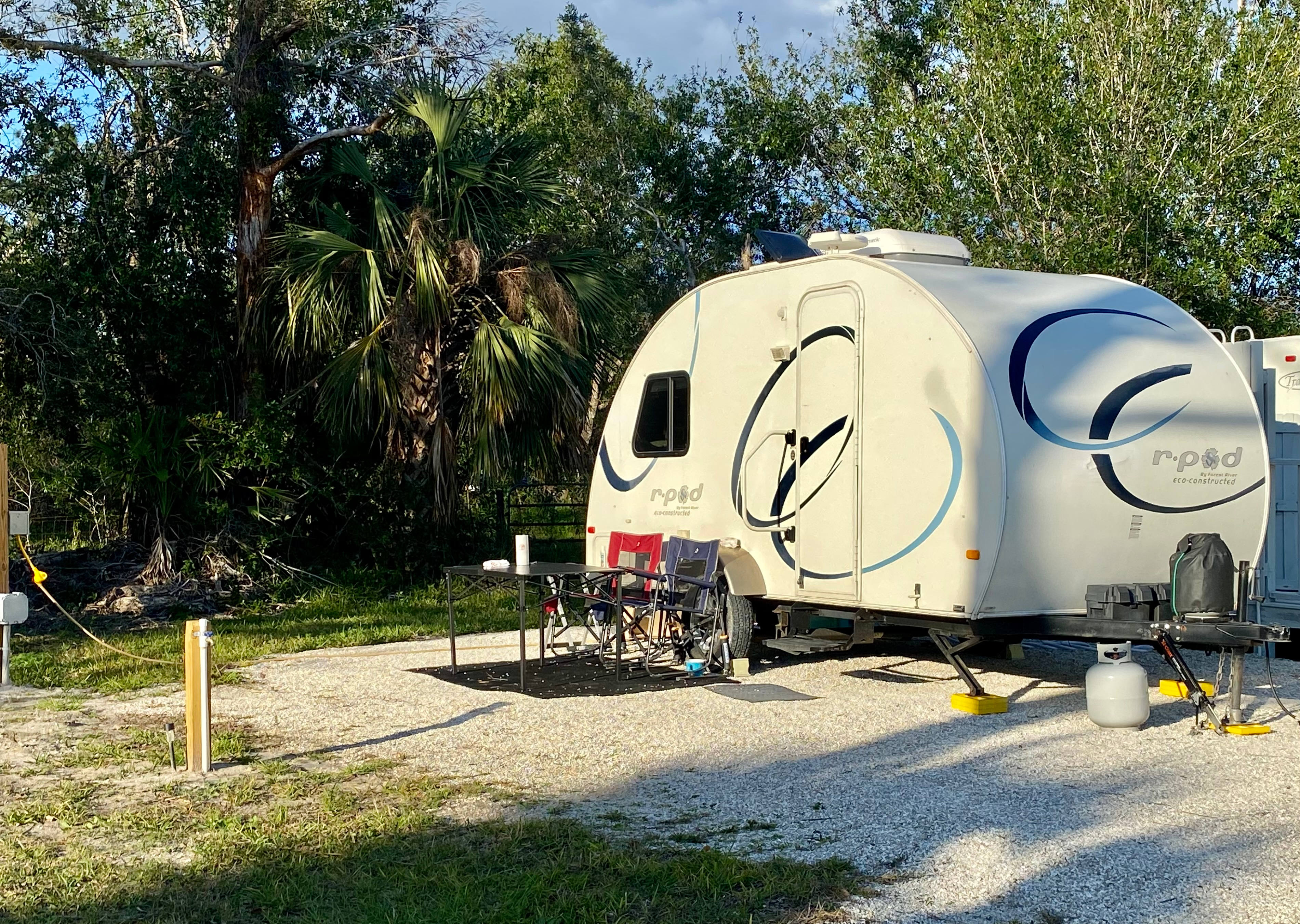 This cute camper came all the way from WA! Site #1