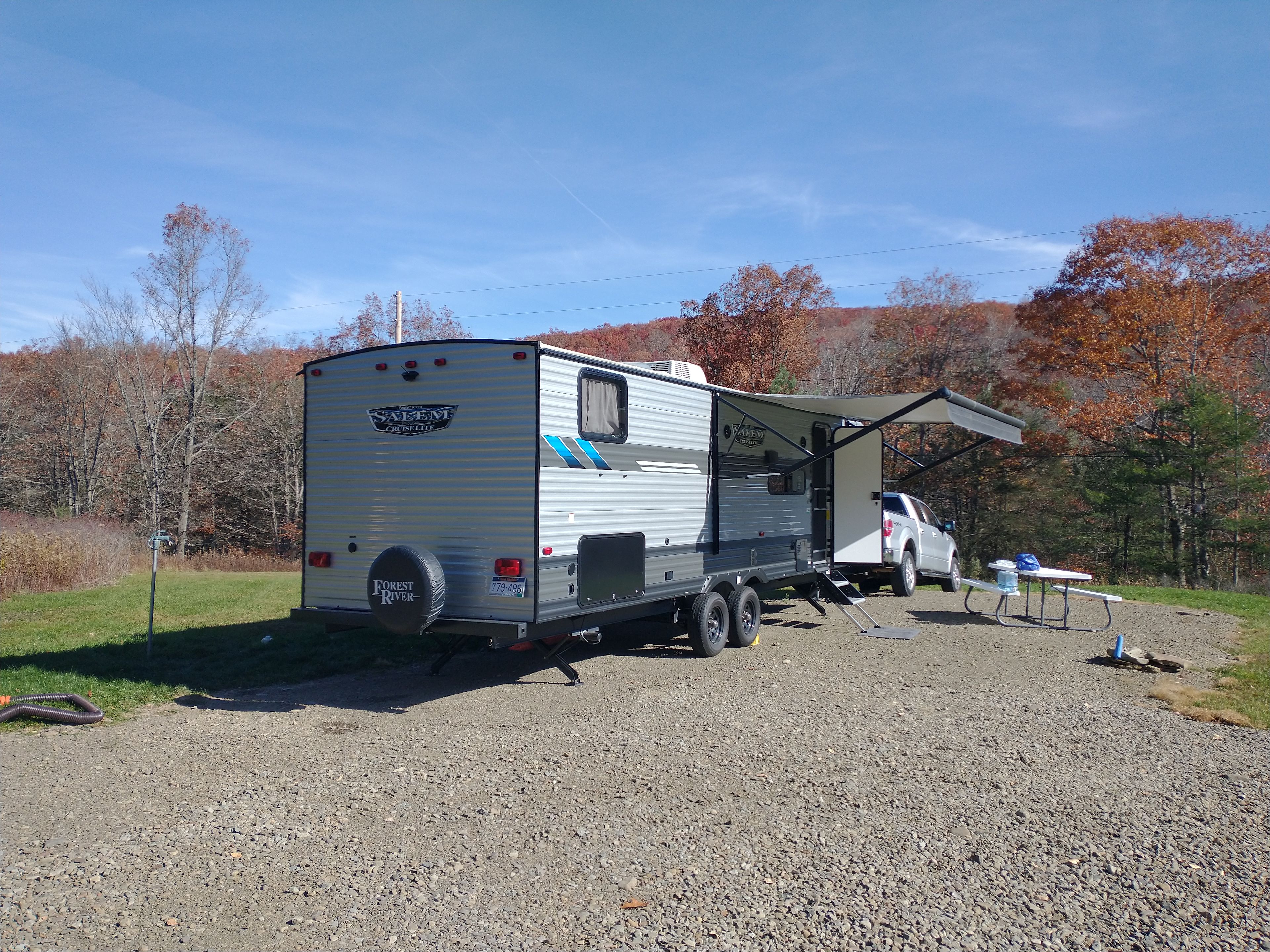 upper camper at site